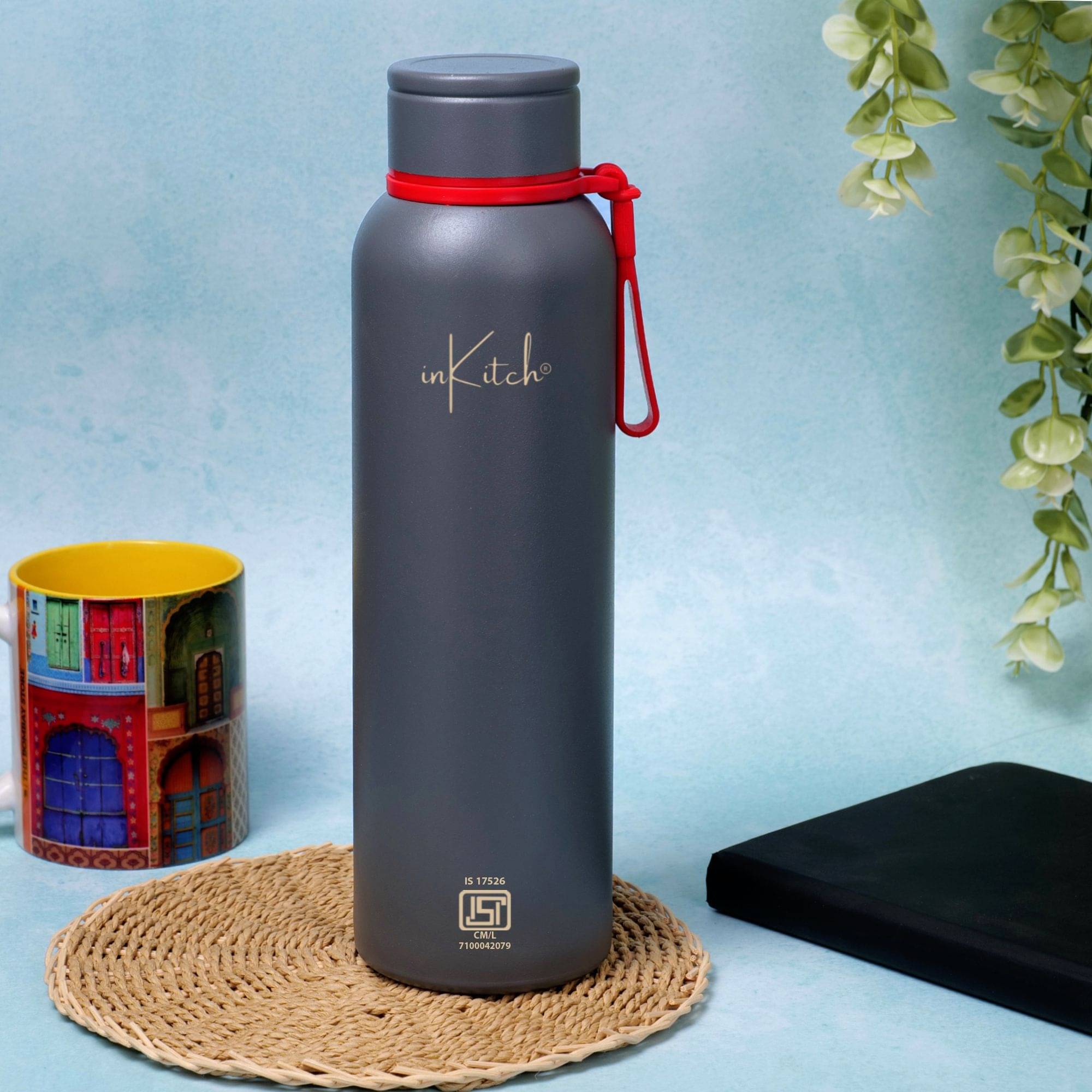     			inKitch Double Vacuum Bottle Silver Thermosteel Flask ( 1000 ml )