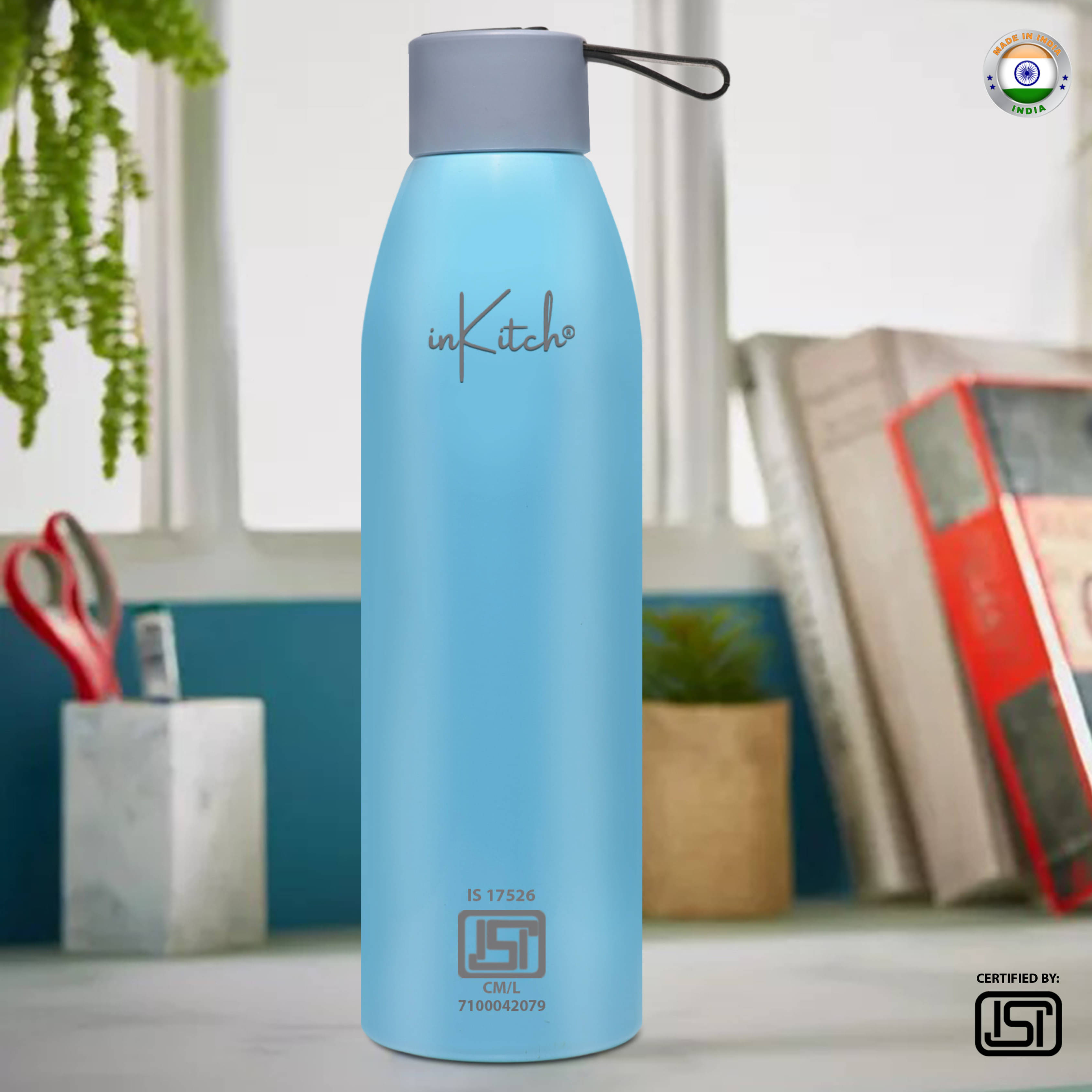     			inKitch Double Vacuum Bottle Silver Thermosteel Flask ( 750 ml )