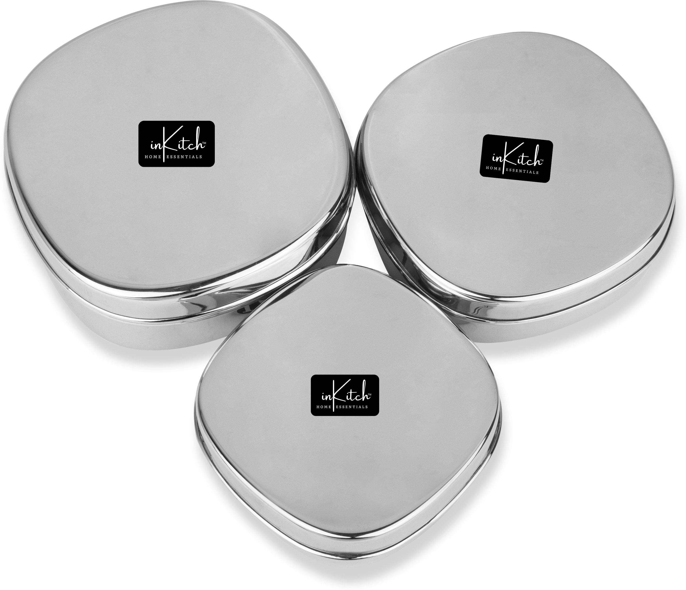 inKitch Square Container Steel Silver Multi-Purpose Container ( Set of 1 )     			inKitch Square Container Steel Silver Multi-Purpose Container ( Set of 1 )