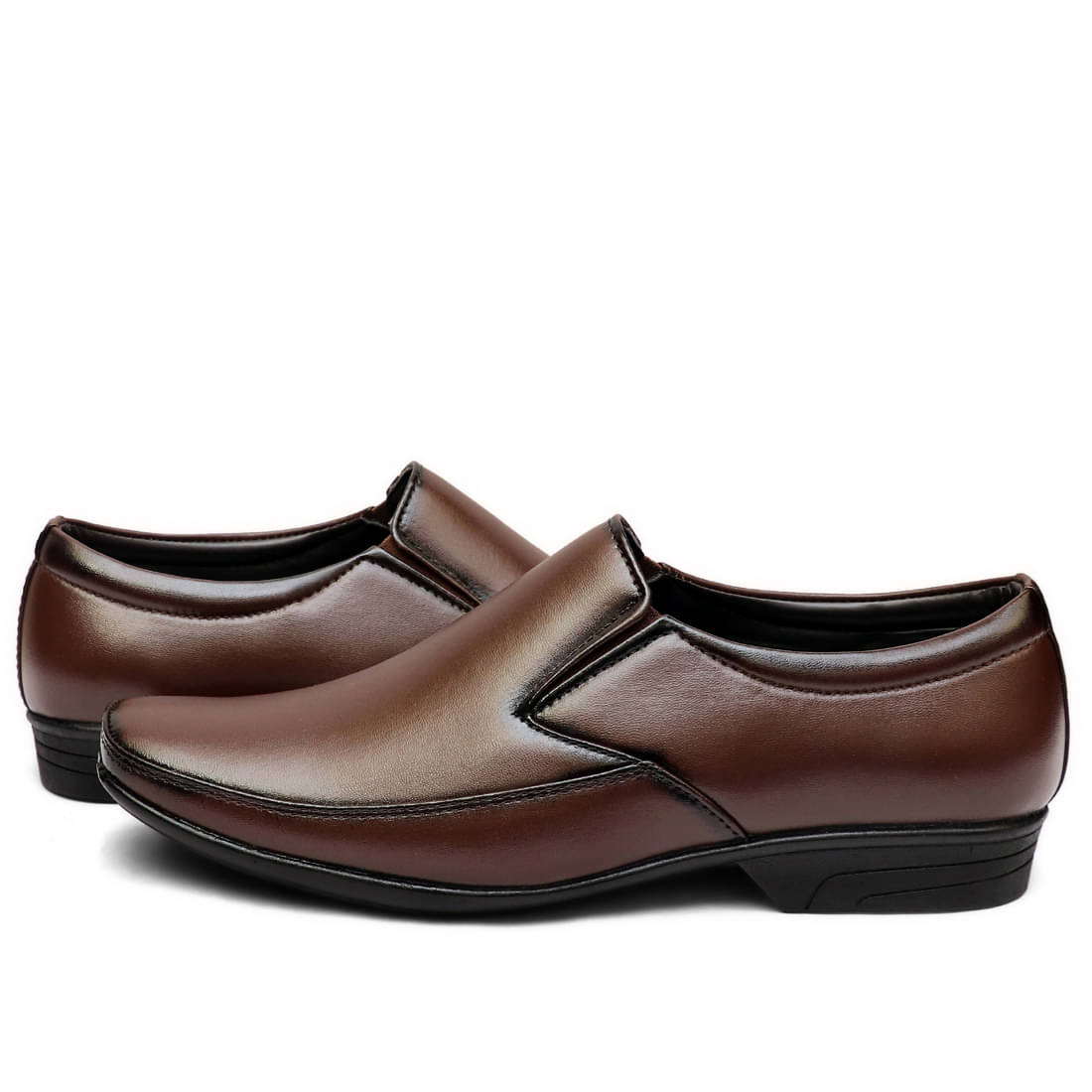     			justino enetrprises ltc Brown Men's High Tops Shoes