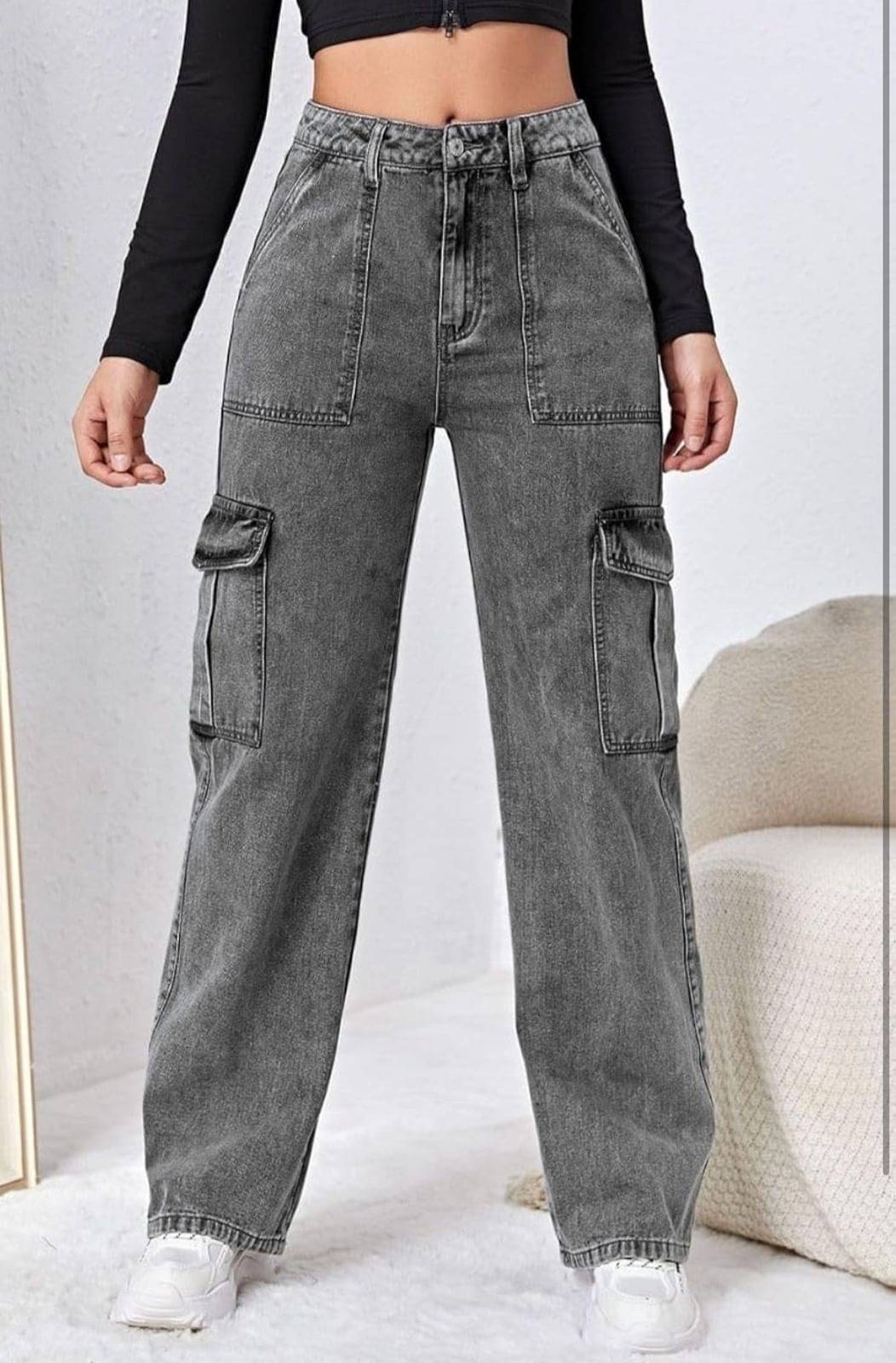     			9x denims Women's Regular Fit High-Rise Jeans ( Grey )