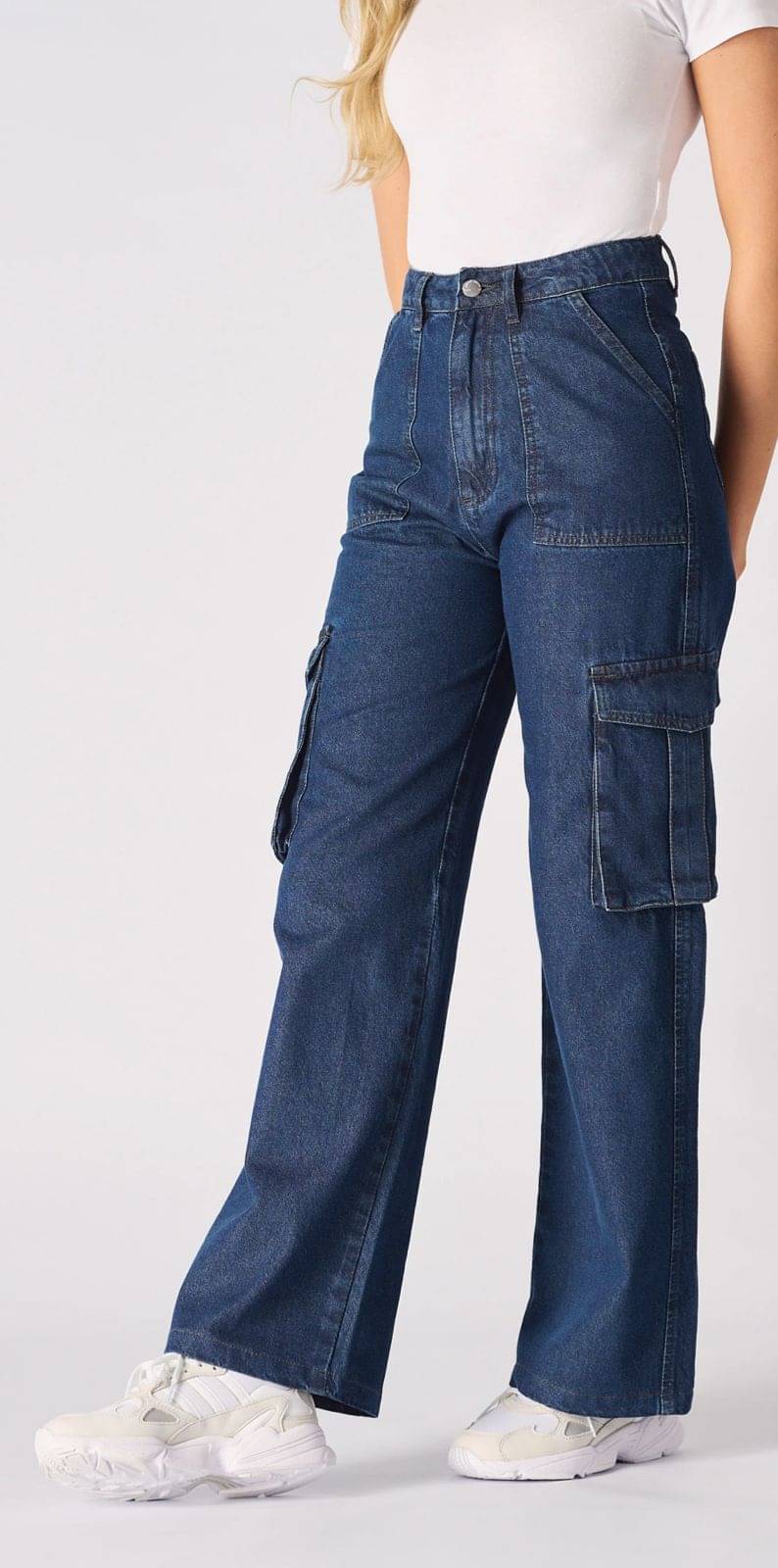     			9x denims Women's Relaxed Fit High-Rise Jeans ( Dark Blue )