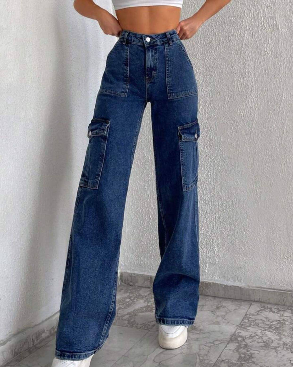     			9x denims Women's Relaxed Fit High-Rise Jeans ( Dark Blue )