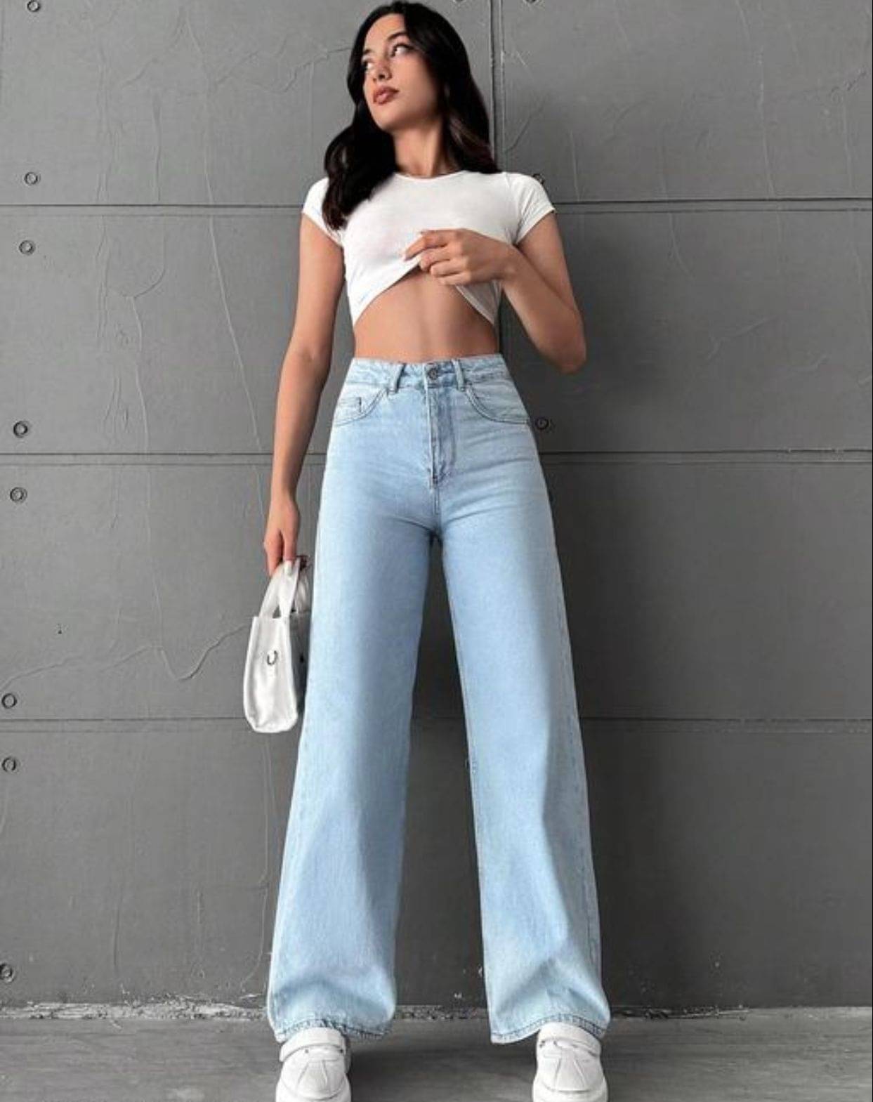    			9x denims Women's Straight Fit High-Rise Jeans ( Blue )