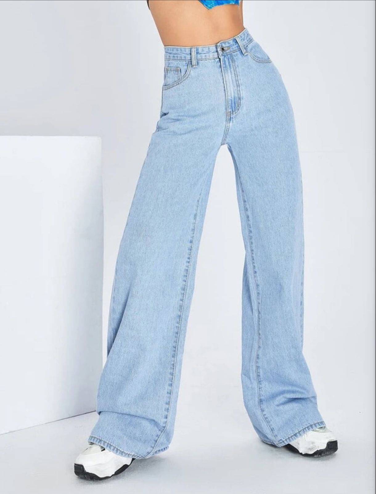     			9x denims Women's Straight Fit High-Rise Jeans ( Blue )