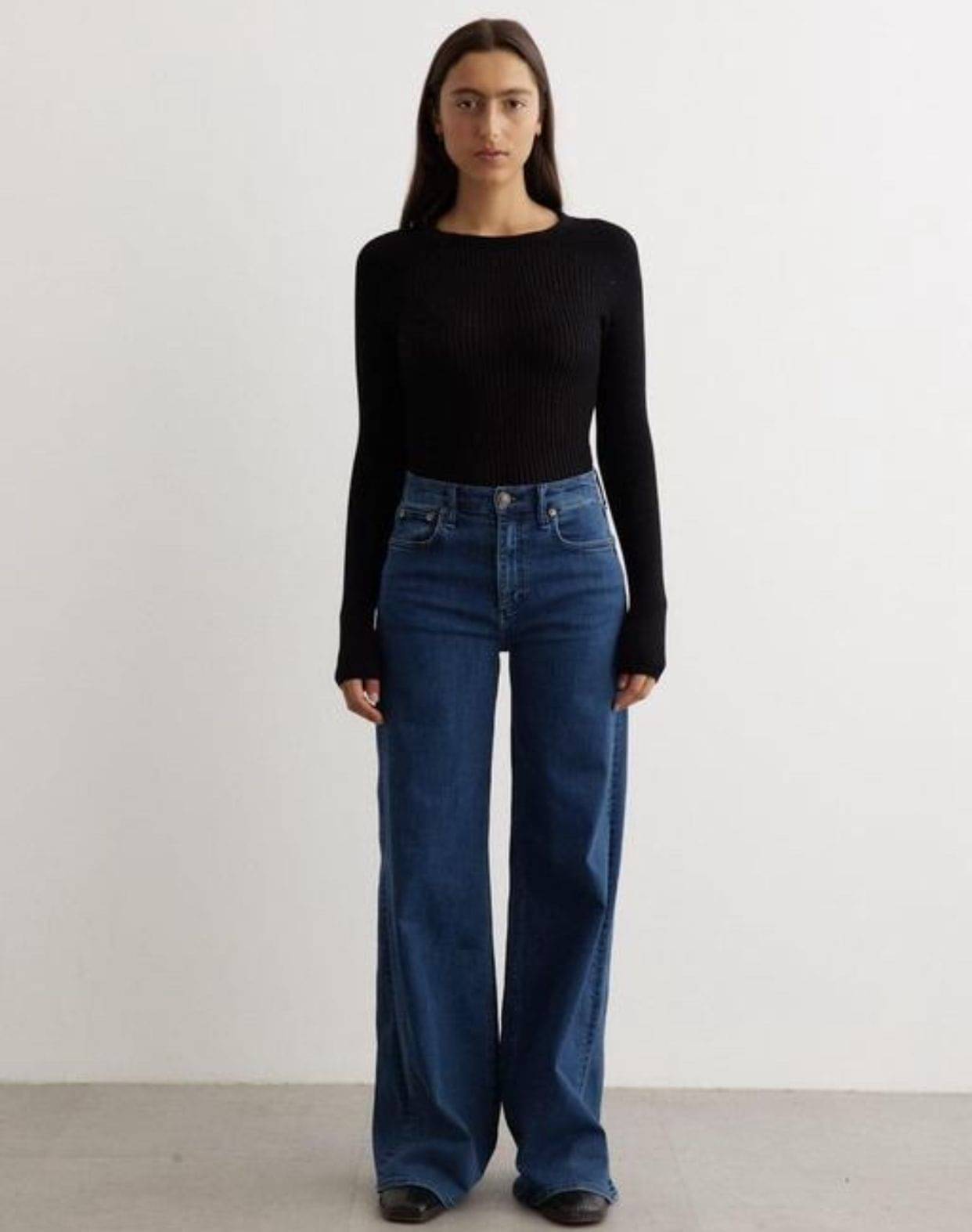     			AD Fashion Women's Regular Fit High-Rise Jeans ( Dark Blue )