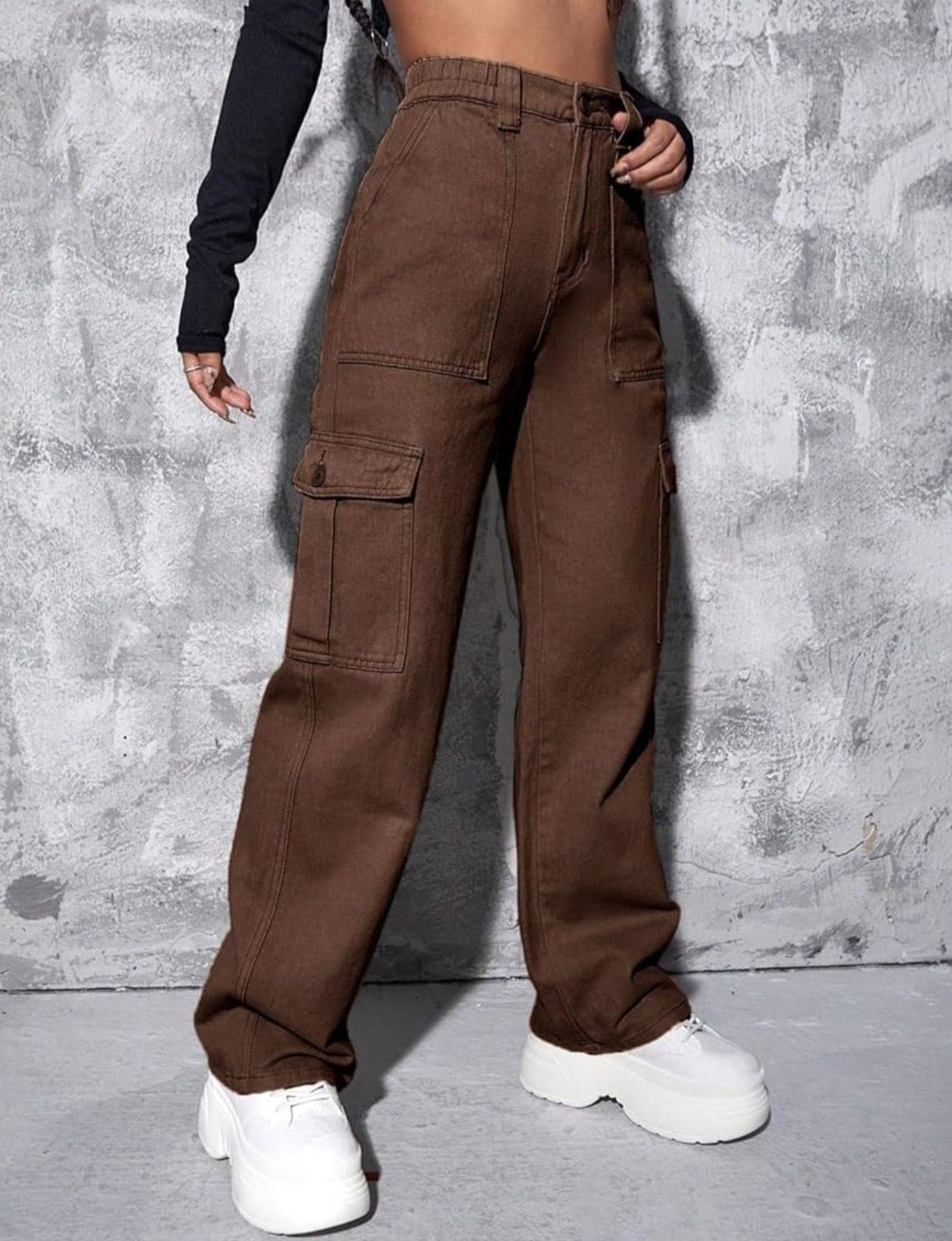     			AD Fashion Women's Regular Fit High-Rise Jeans ( Brown )