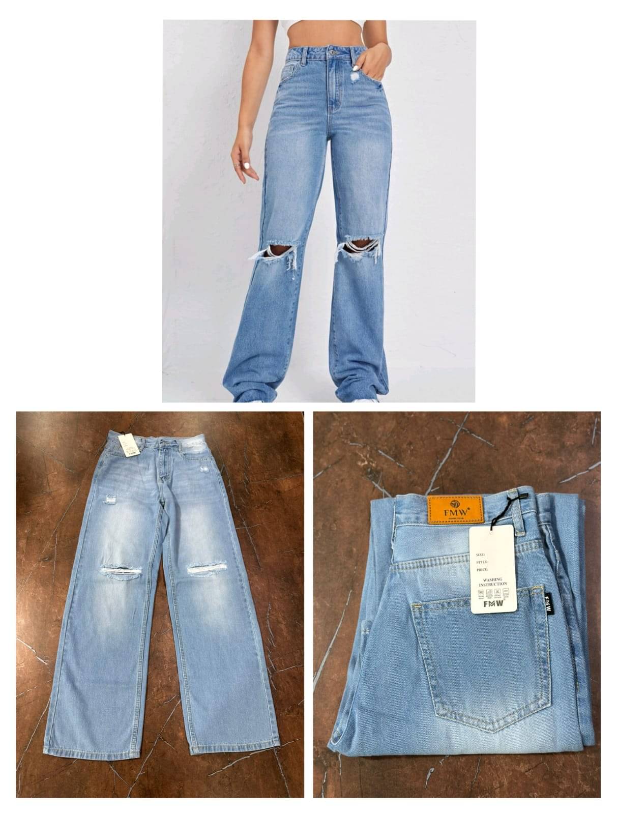     			AD Fashion Women's Regular Fit High-Rise Jeans ( Blue )