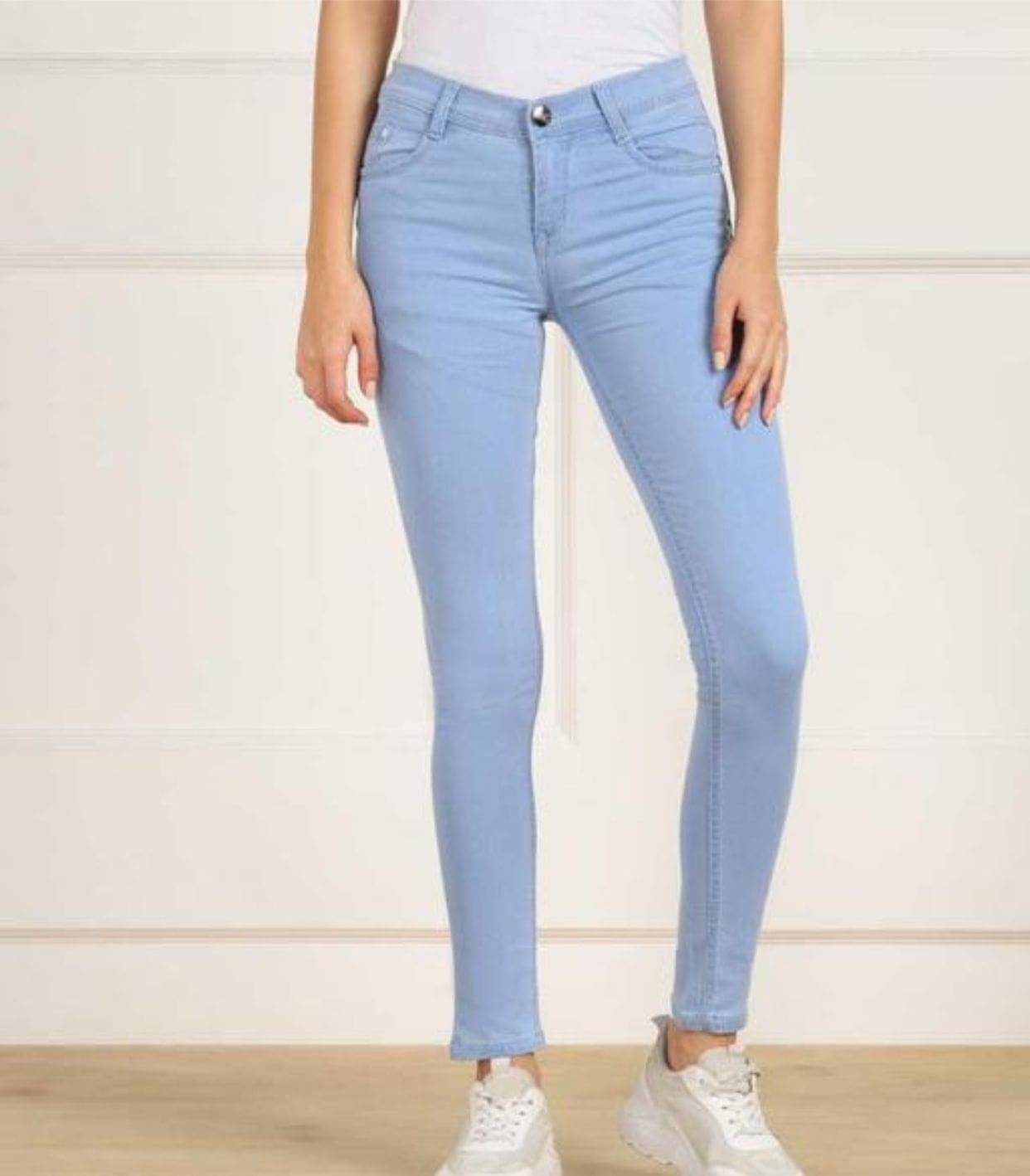     			AD Fashion Women's Skinny Fit High-Rise Jeans ( Blue )
