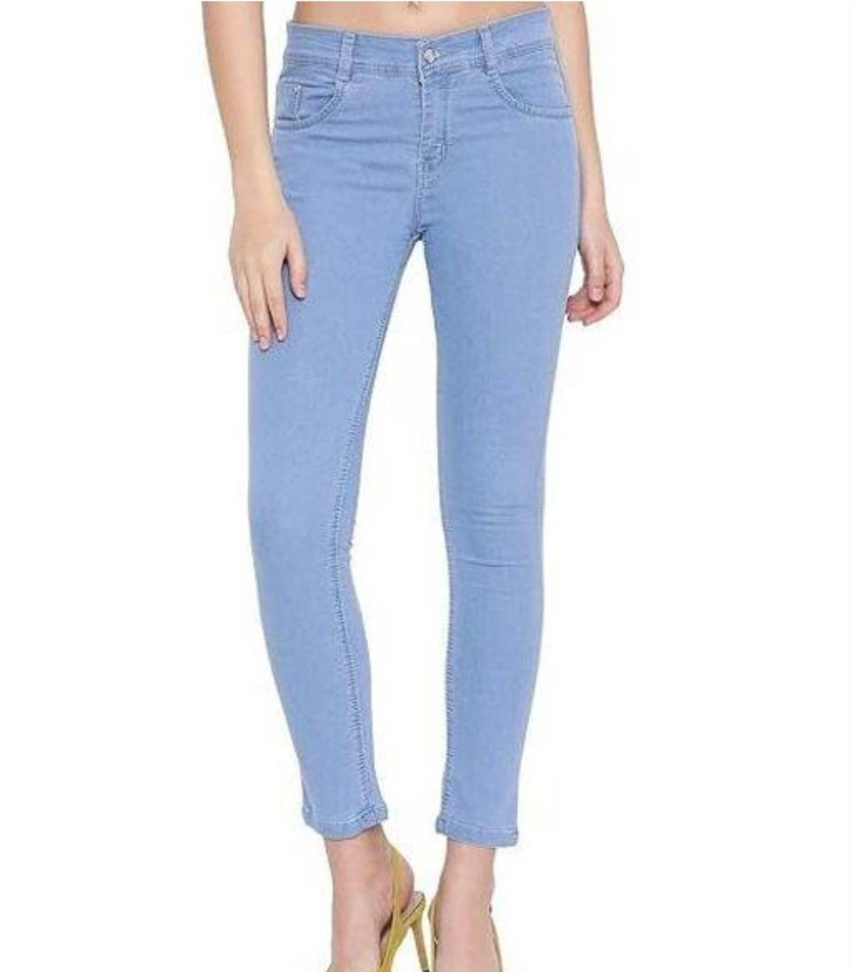     			AD Fashion Women's Skinny Fit High-Rise Jeans ( Blue )