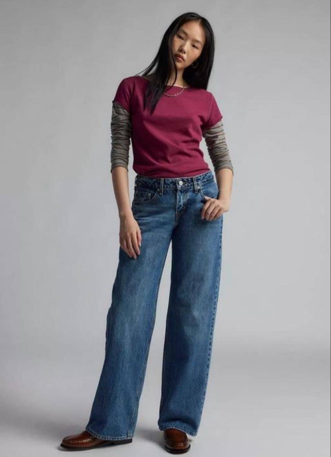     			AD Fashion Women's Straight Fit High-Rise Jeans ( Dark Blue )