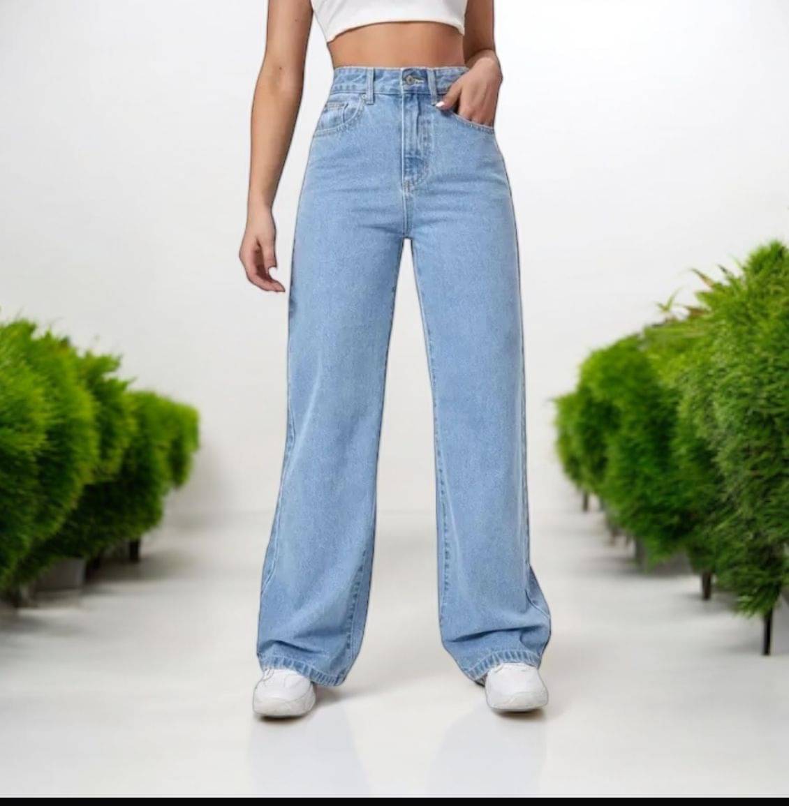     			AD Fashion Women's Straight Fit High-Rise Jeans ( Blue )