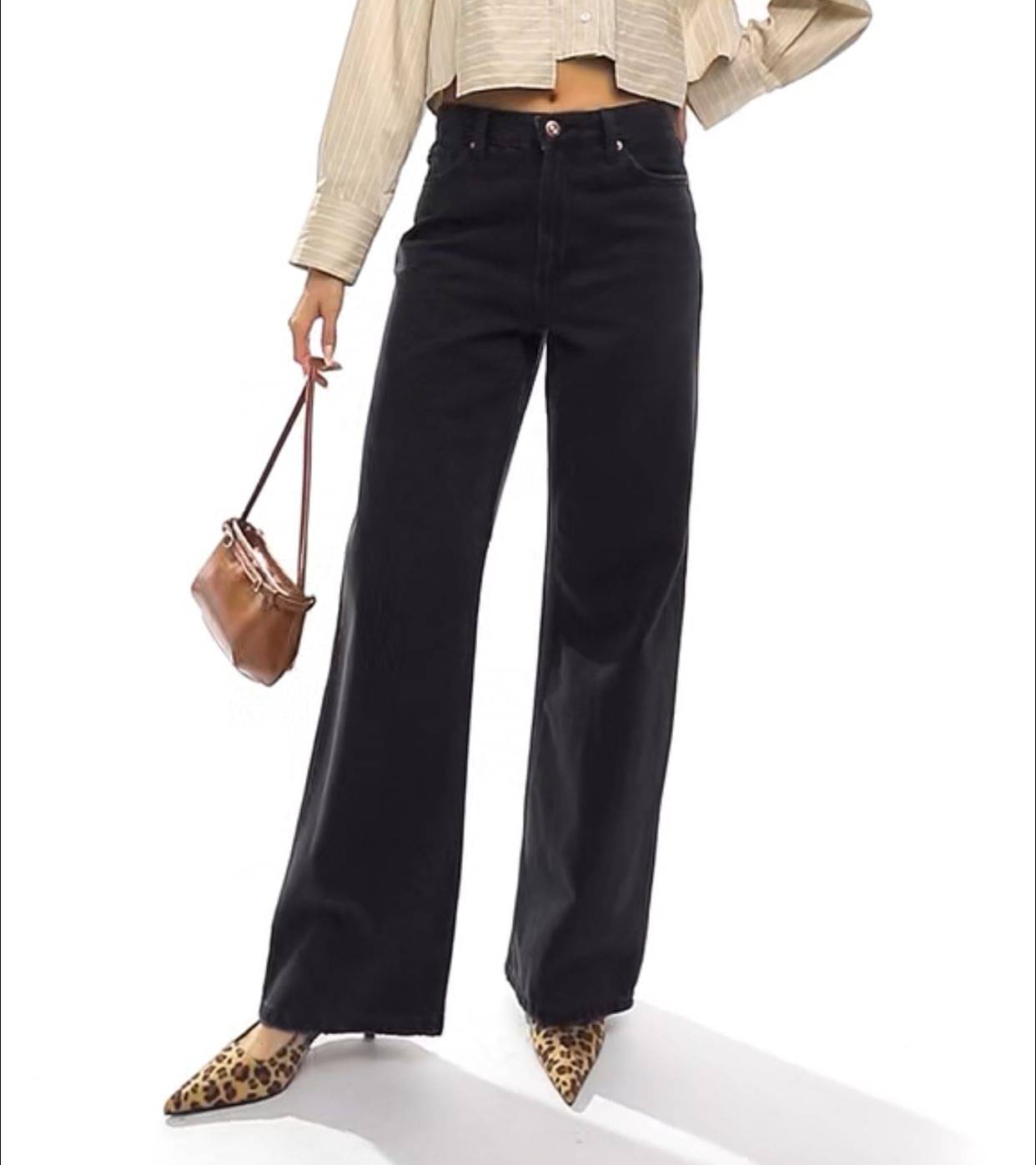     			AD Fashion Women's Straight Fit High-Rise Jeans ( Black )