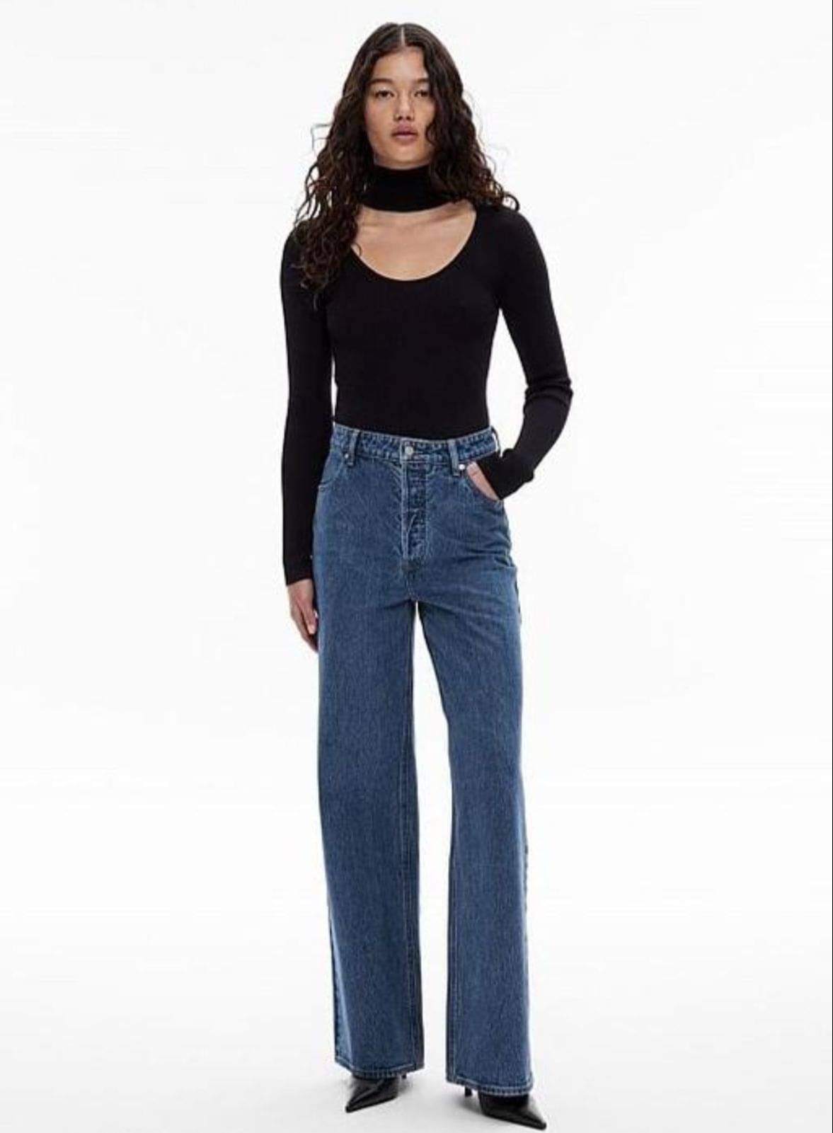     			AD Fashion Women's Straight Fit High-Rise Jeans ( Dark Blue )