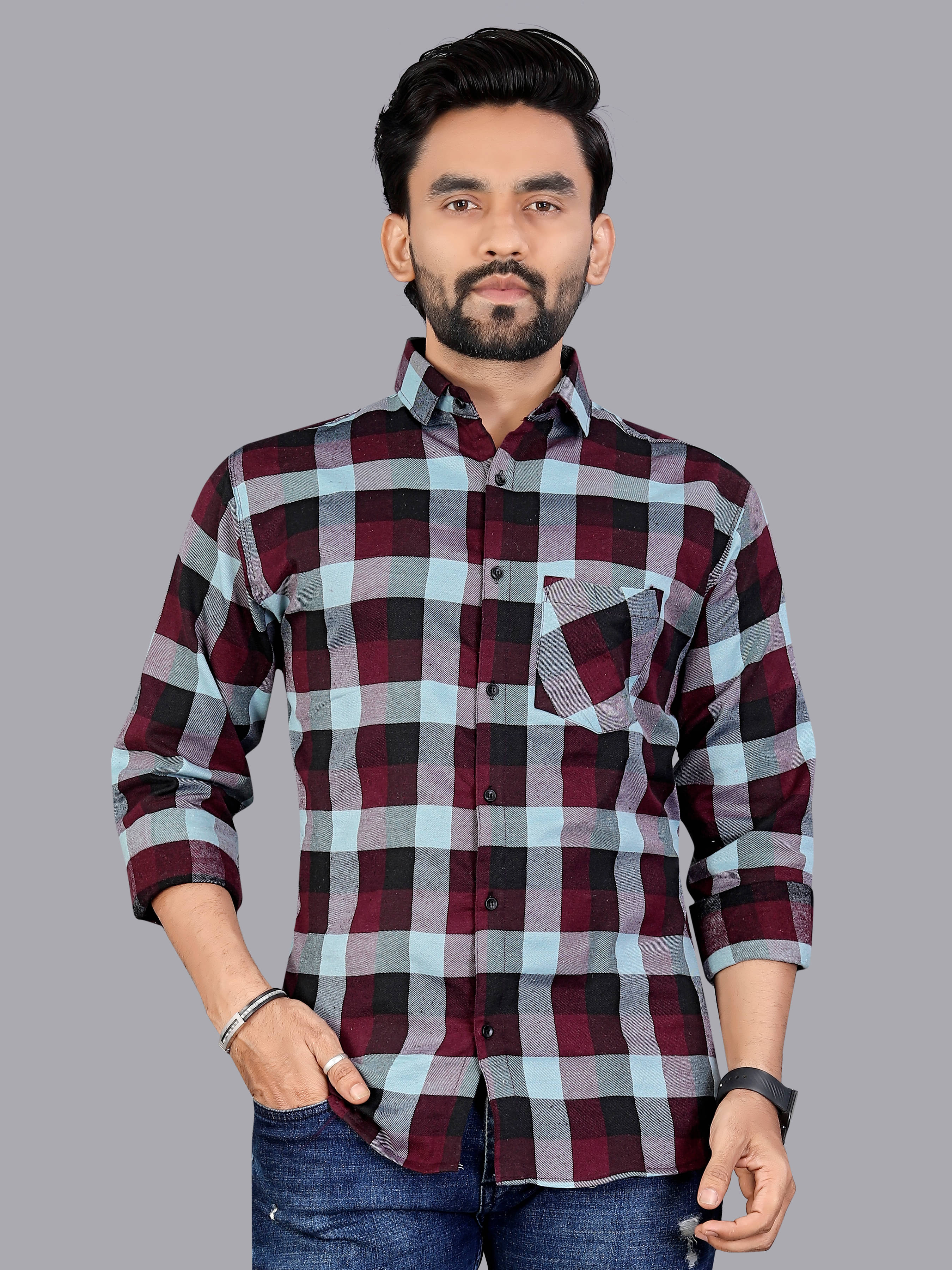 ADWYN PETER 100% Cotton Regular Fit Checks Full Sleeves Men's Casual Shirt - Multicolor 1 ( Pack of 1 ) ADWYN PETER 100% Cotton Regular Fit Checks Full Sleeves Men's Casual Shirt - Multicolor 1 ( Pack of 1 )