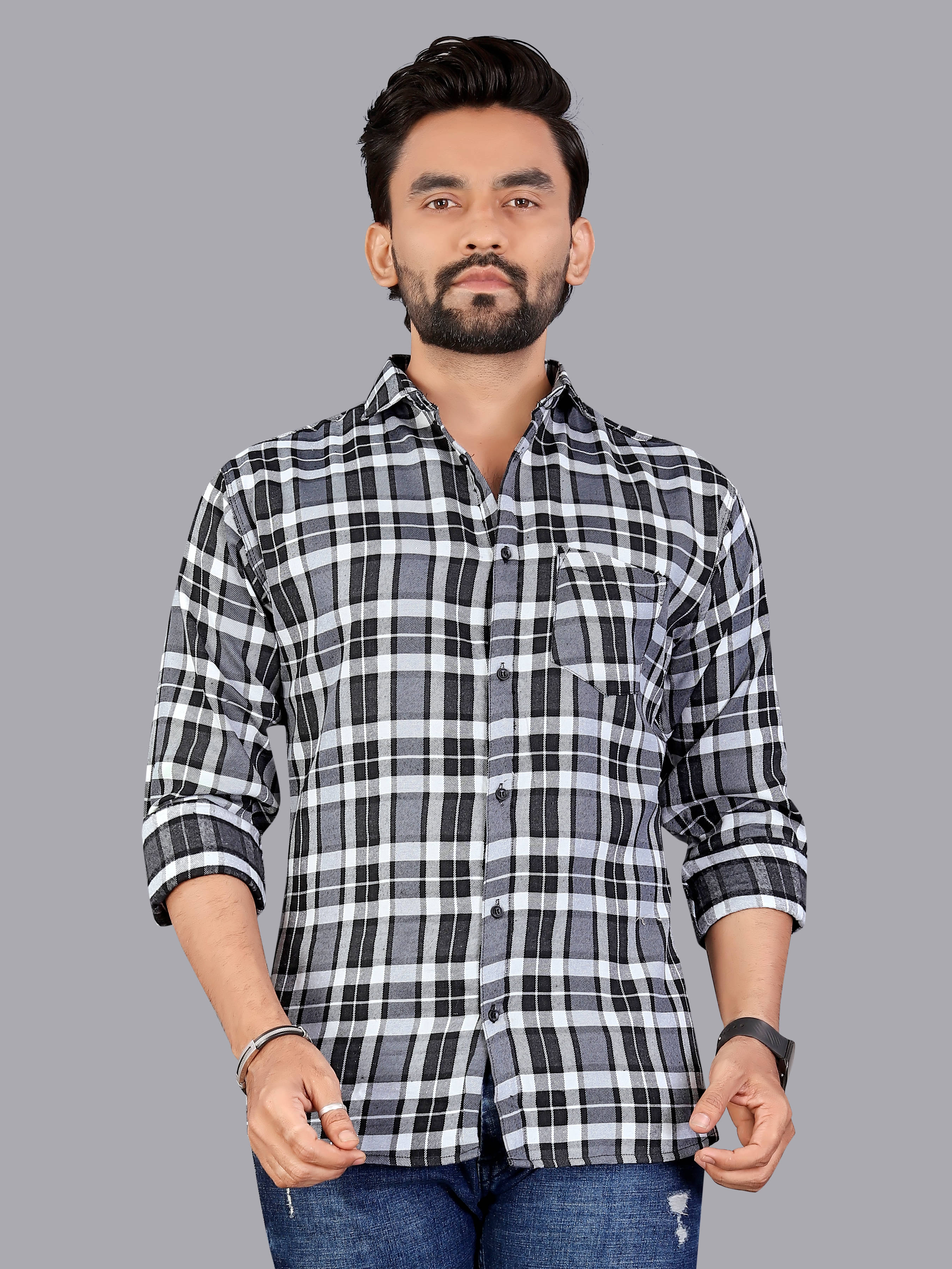 ADWYN PETER 100% Cotton Regular Fit Checks Full Sleeves Men's Casual Shirt - Multicolor 4 ( Pack of 1 ) ADWYN PETER 100% Cotton Regular Fit Checks Full Sleeves Men's Casual Shirt - Multicolor 4 ( Pack of 1 )