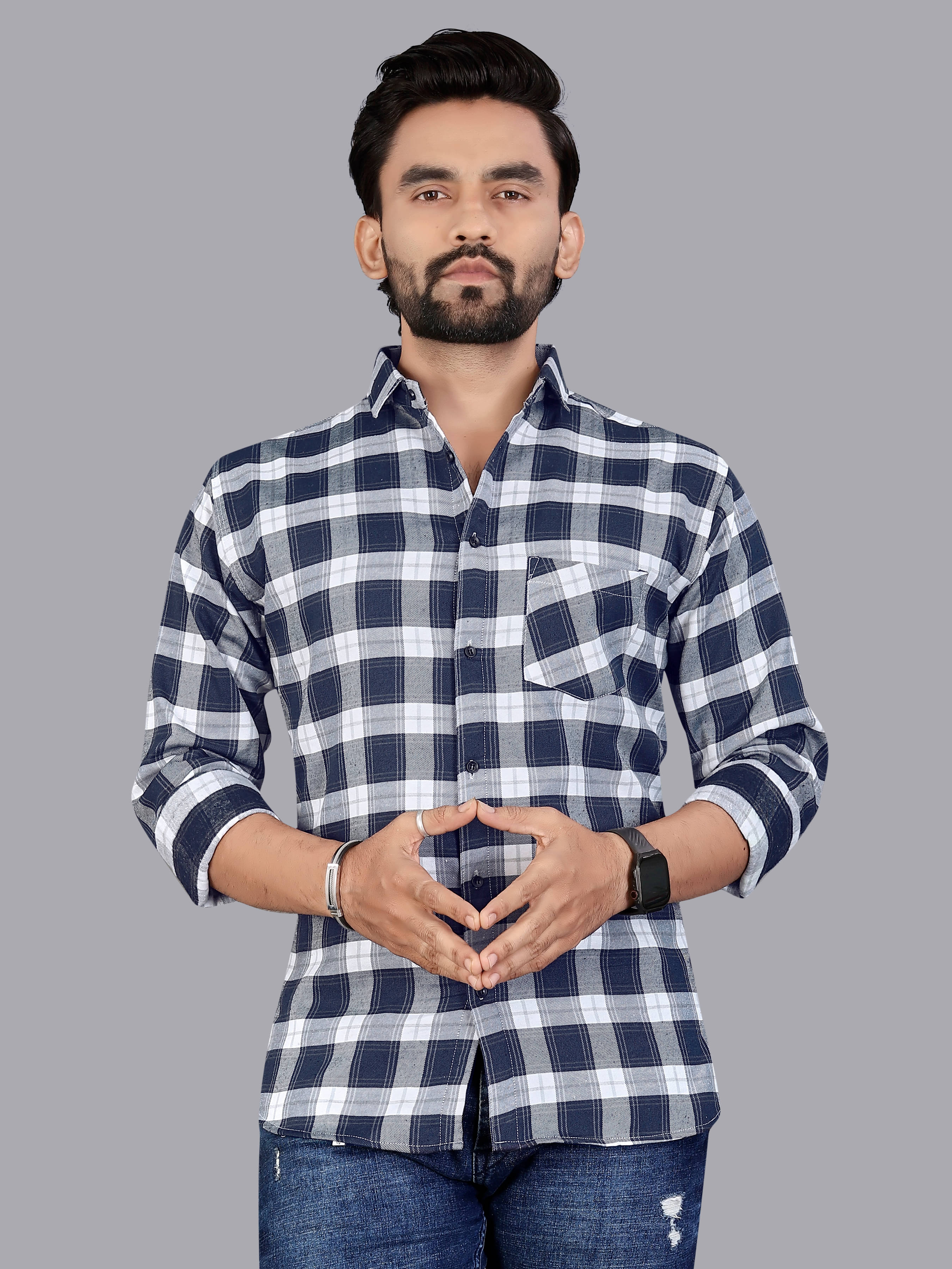 ADWYN PETER 100% Cotton Regular Fit Checks Full Sleeves Men's Casual Shirt - Multicolor 6 ( Pack of 1 ) ADWYN PETER 100% Cotton Regular Fit Checks Full Sleeves Men's Casual Shirt - Multicolor 6 ( Pack of 1 )
