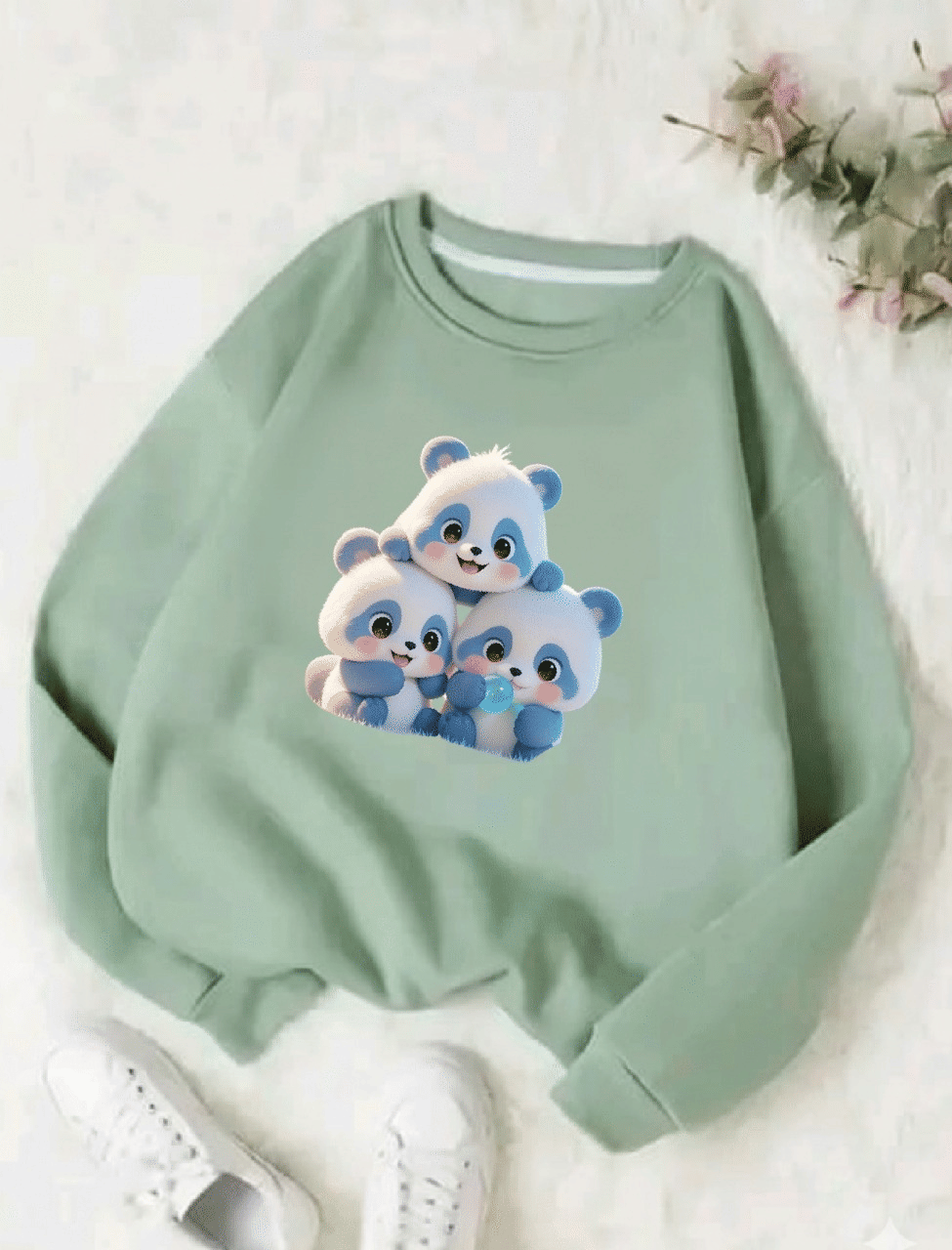     			APEXY Pack of 1 Girls Fleece Sweatshirt ( Maroon )