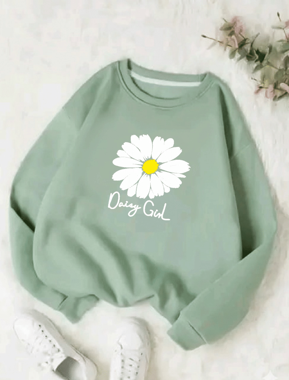     			APEXY Pack of 1 Girls Fleece Sweatshirt ( Dark Green )