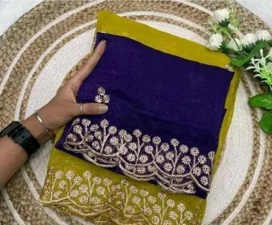BBV COUTURE Asaam Silk Embroidered Banarasi saree With Unstitched Blouse Piece ( Yellow ) BBV COUTURE Asaam Silk Embroidered Banarasi saree With Unstitched Blouse Piece ( Yellow )