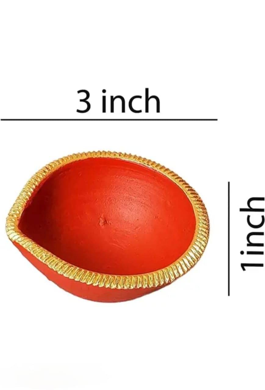     			Bhawani Ceramic Diwali Diya - Pack of 1