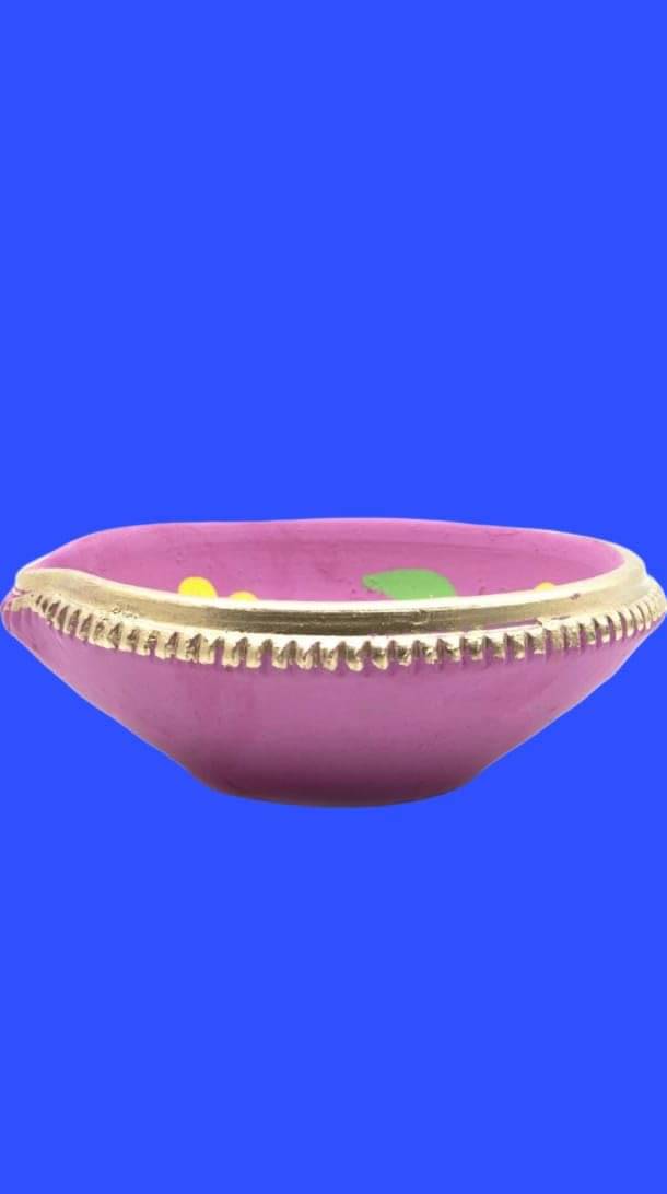     			Bhawani Ceramic Diwali Diya - Pack of 1