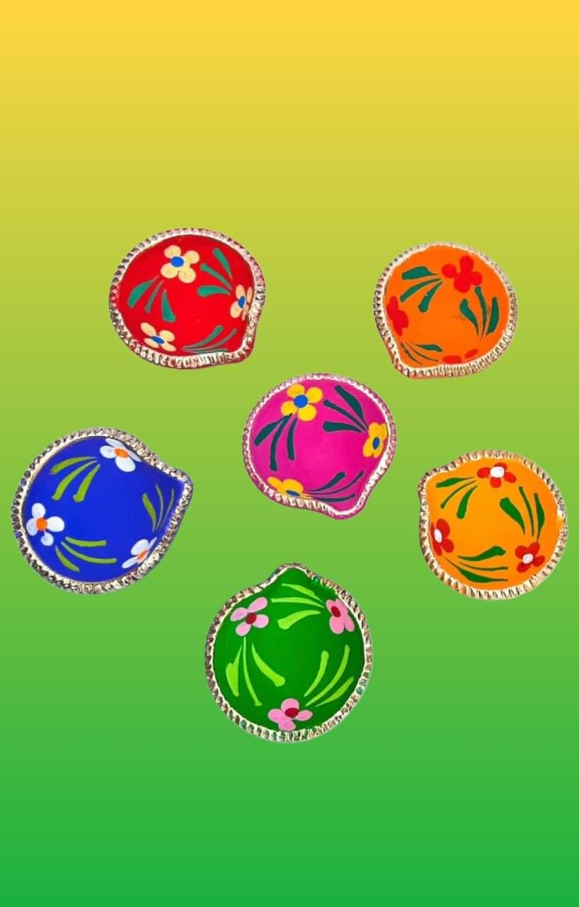     			Bhawani Ceramic Diwali Diya - Pack of 1