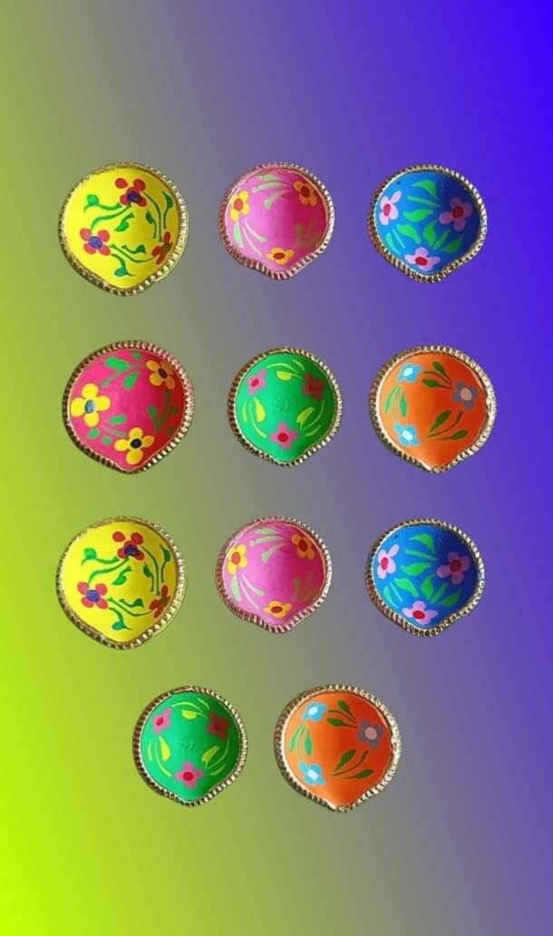     			Bhawani Ceramic Diwali Diya - Pack of 1