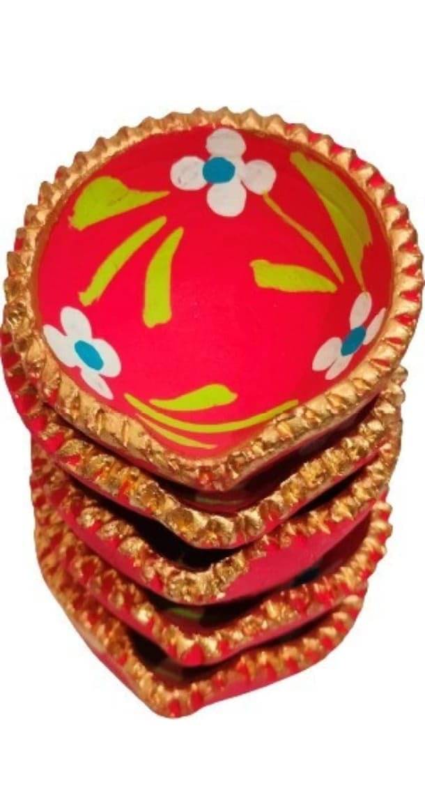     			Bhawani Ceramic Diwali Diya - Pack of 1