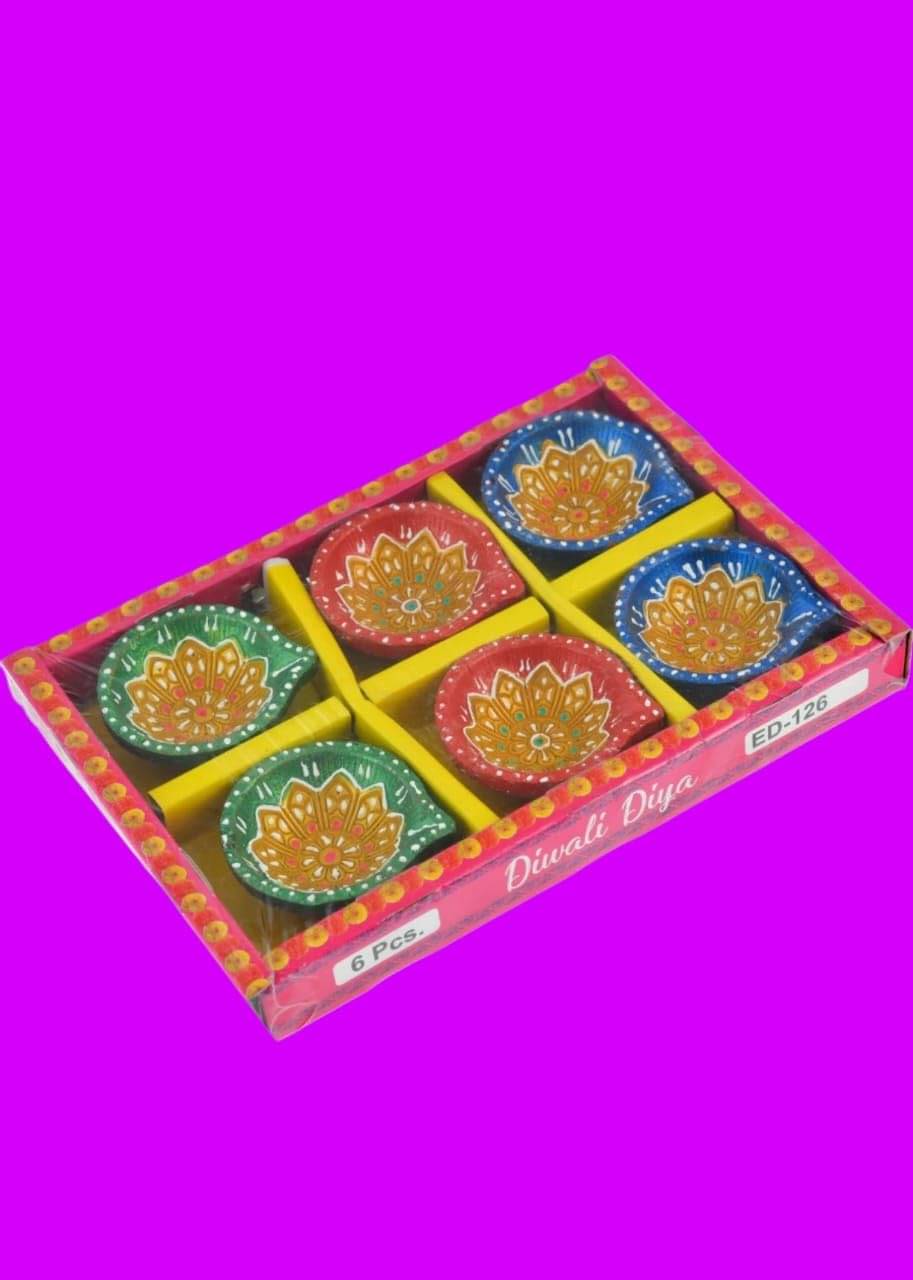     			Bhawani Ceramic Diwali Diya - Pack of 1