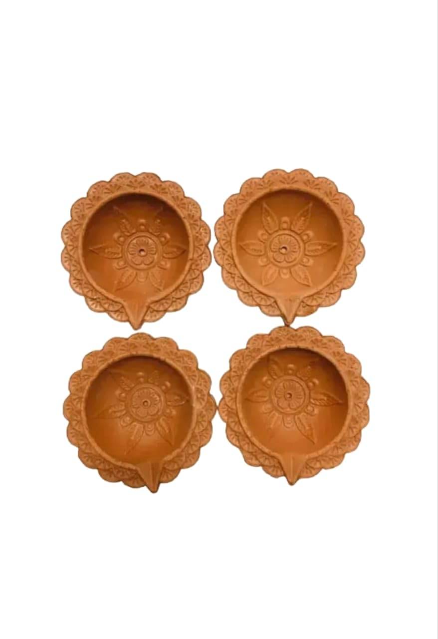     			Bhawani Ceramic Diwali Diya - Pack of 1