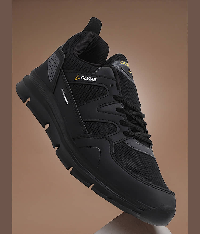 Sparx SM 734 Black Men's Sports Running Shoes - Main Image