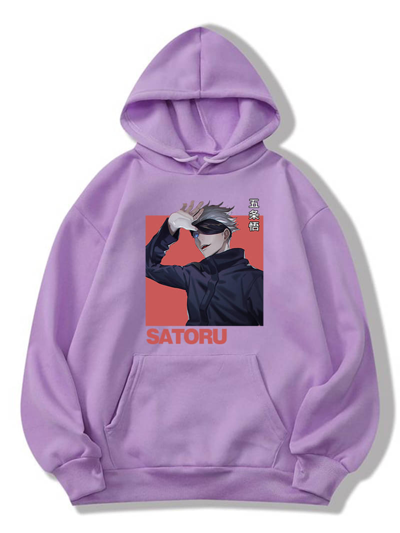     			Hype Thread Fleece Hooded Men's Sweatshirt - Lavender ( Pack of 1 )