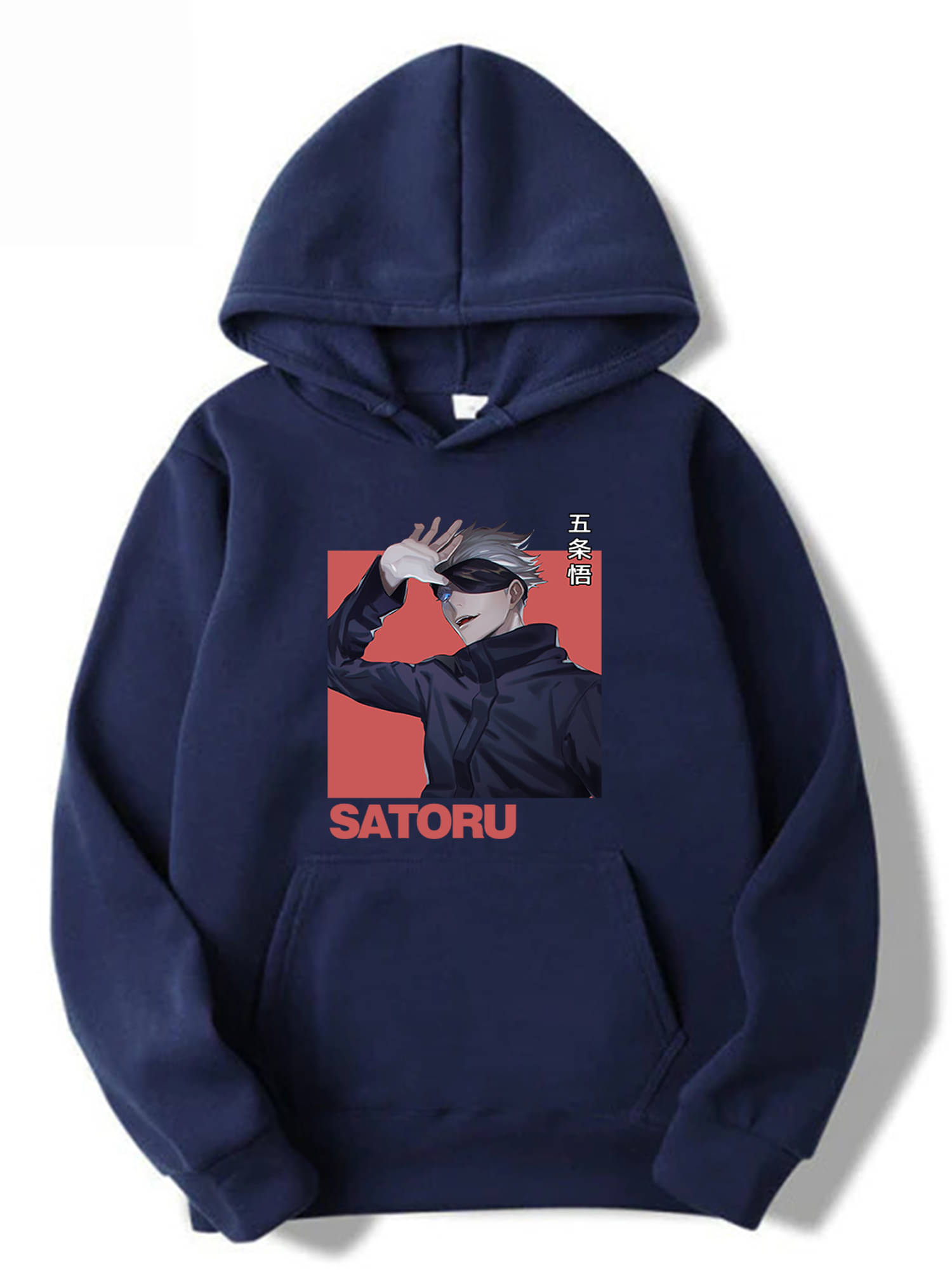     			Hype Thread Fleece Hooded Men's Sweatshirt - Blue ( Pack of 1 )