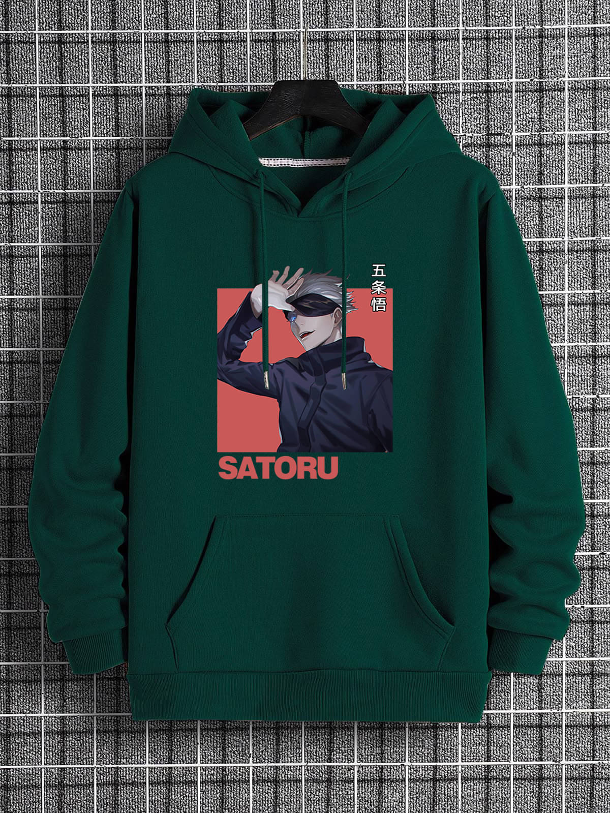     			Hype Thread Fleece Hooded Men's Sweatshirt - Green ( Pack of 1 )