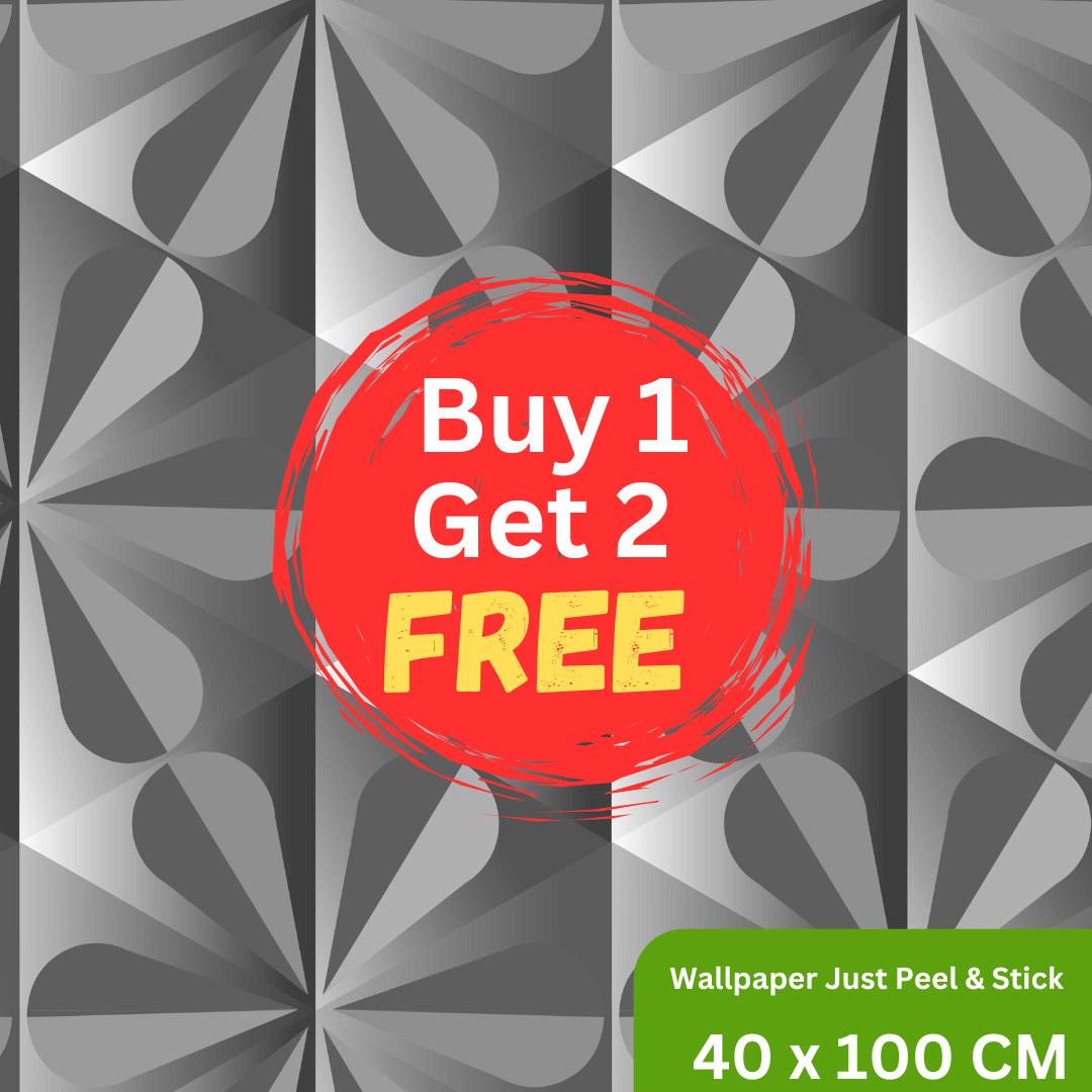     			Interawall Decor Self-Adhesive Decal Wallpaper Specific Product for Bedroom, Living Room, Kids Room, Play Room, Office | Abstract Home Wallpaper for Home Decor (Buy 1 get 2 Free, Pack of 3 Pcs,  Size-16x39 Inches Each Strip)