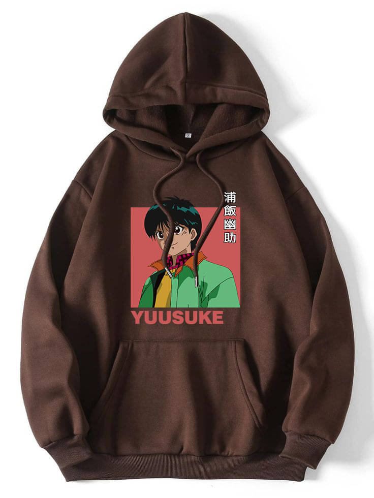     			KCON Fleece Hooded Men's Sweatshirt - Brown ( Pack of 1 )