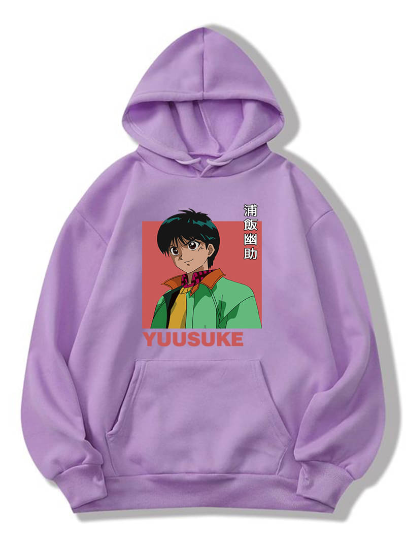     			KCON Fleece Hooded Men's Sweatshirt - Lavender ( Pack of 1 )