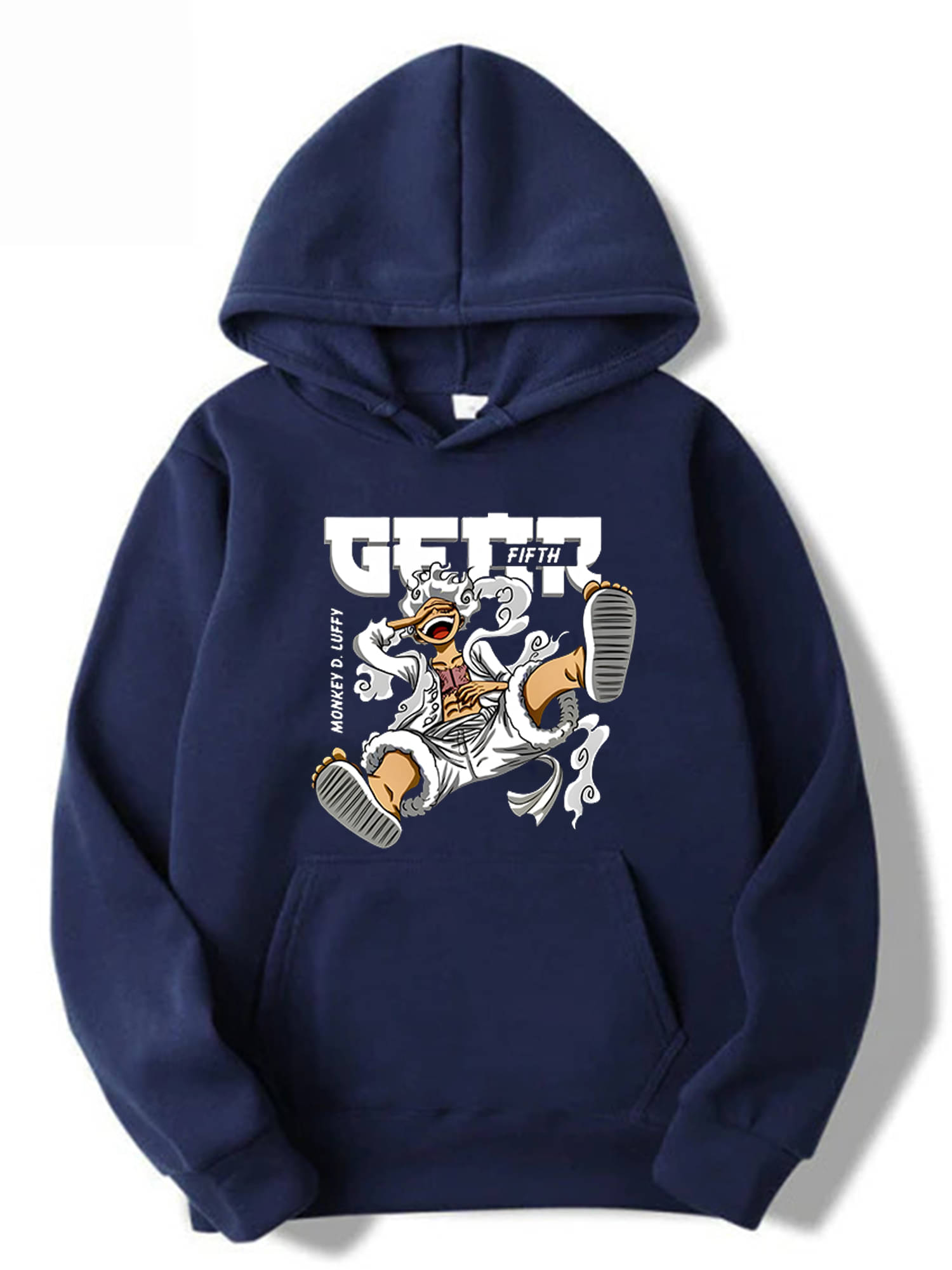     			KCON Fleece Hooded Men's Sweatshirt - Blue ( Pack of 1 )