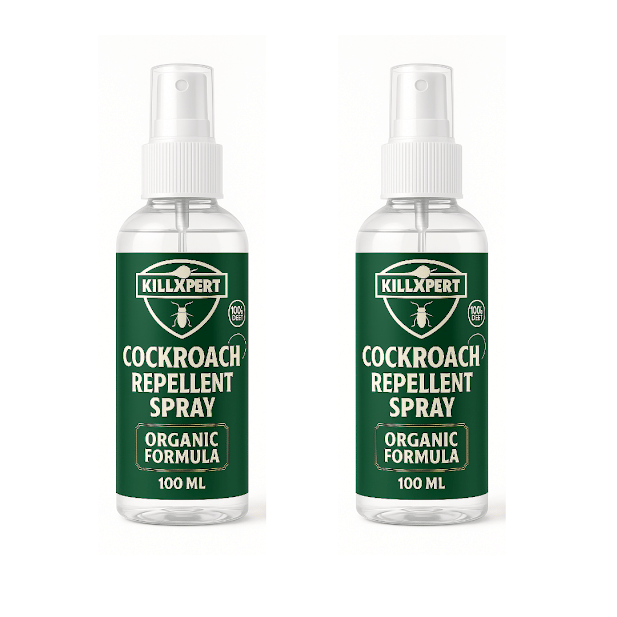     			Killxpert Herbal cockroach Spray 100ml | Natural Repellent for Home & Indoor use pack of 2
