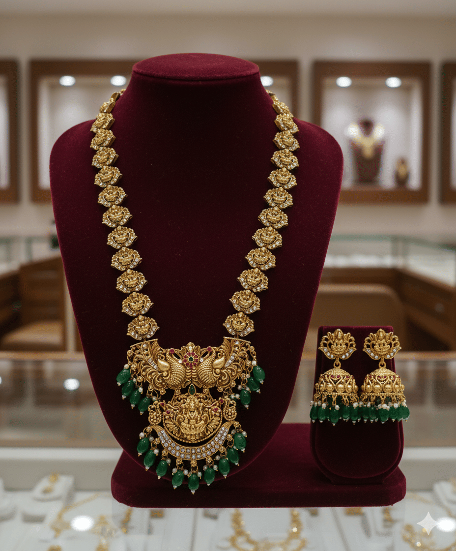 LAFORWORD Gold Alloy Necklace Set ( Pack of 1 )
