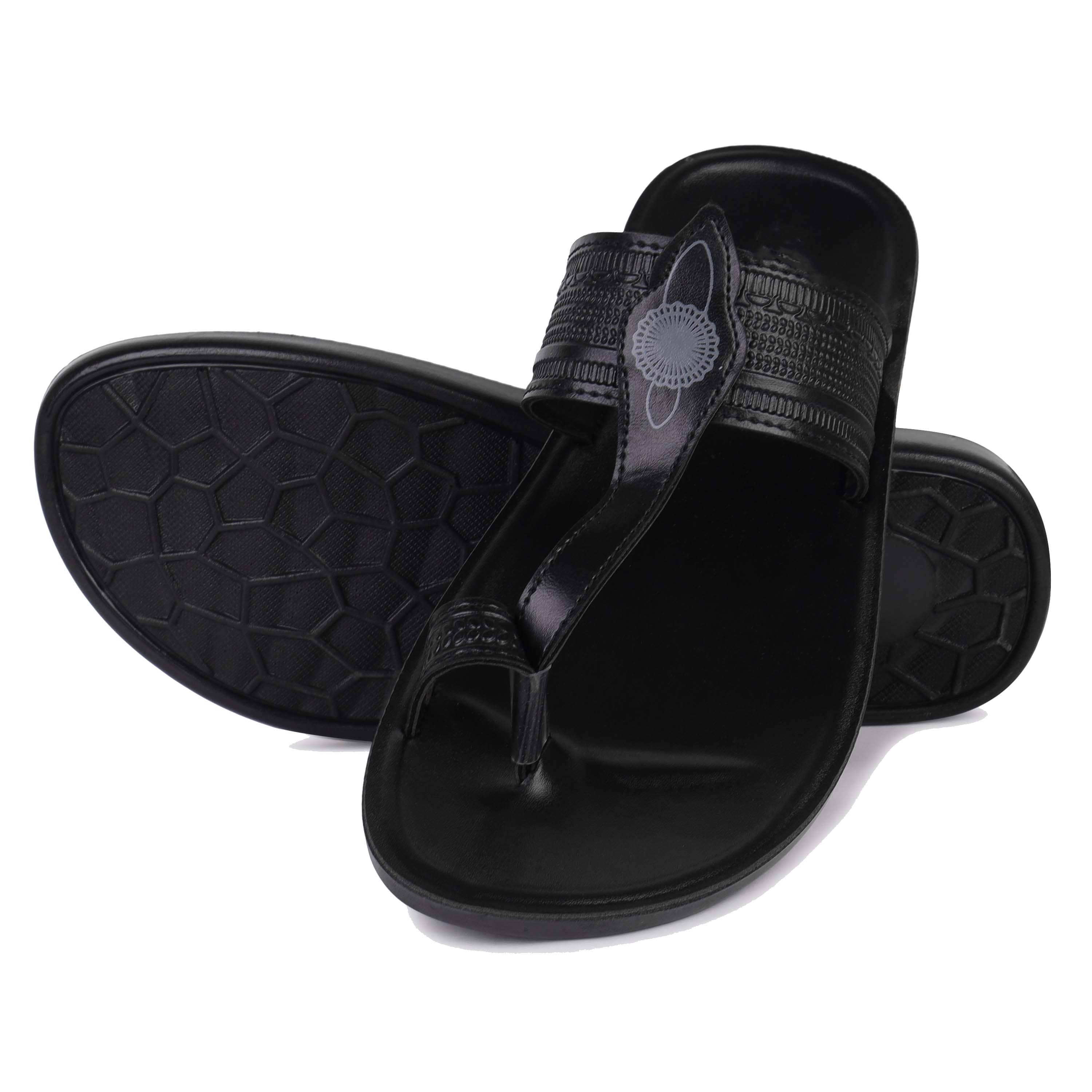 PENNEN Black Men's Daily Slipper
