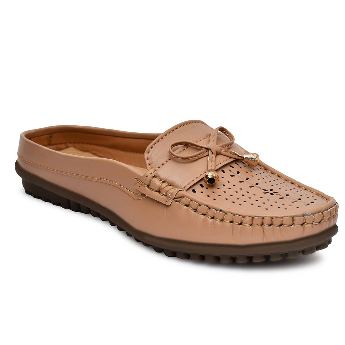     			Rimezs Beige Women's Mules Shoes