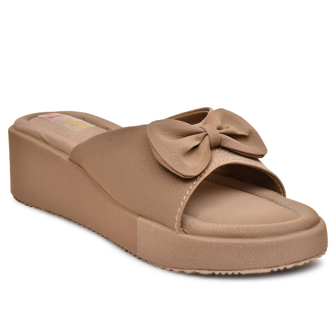     			Rimezs Beige Women's Slip On Heels