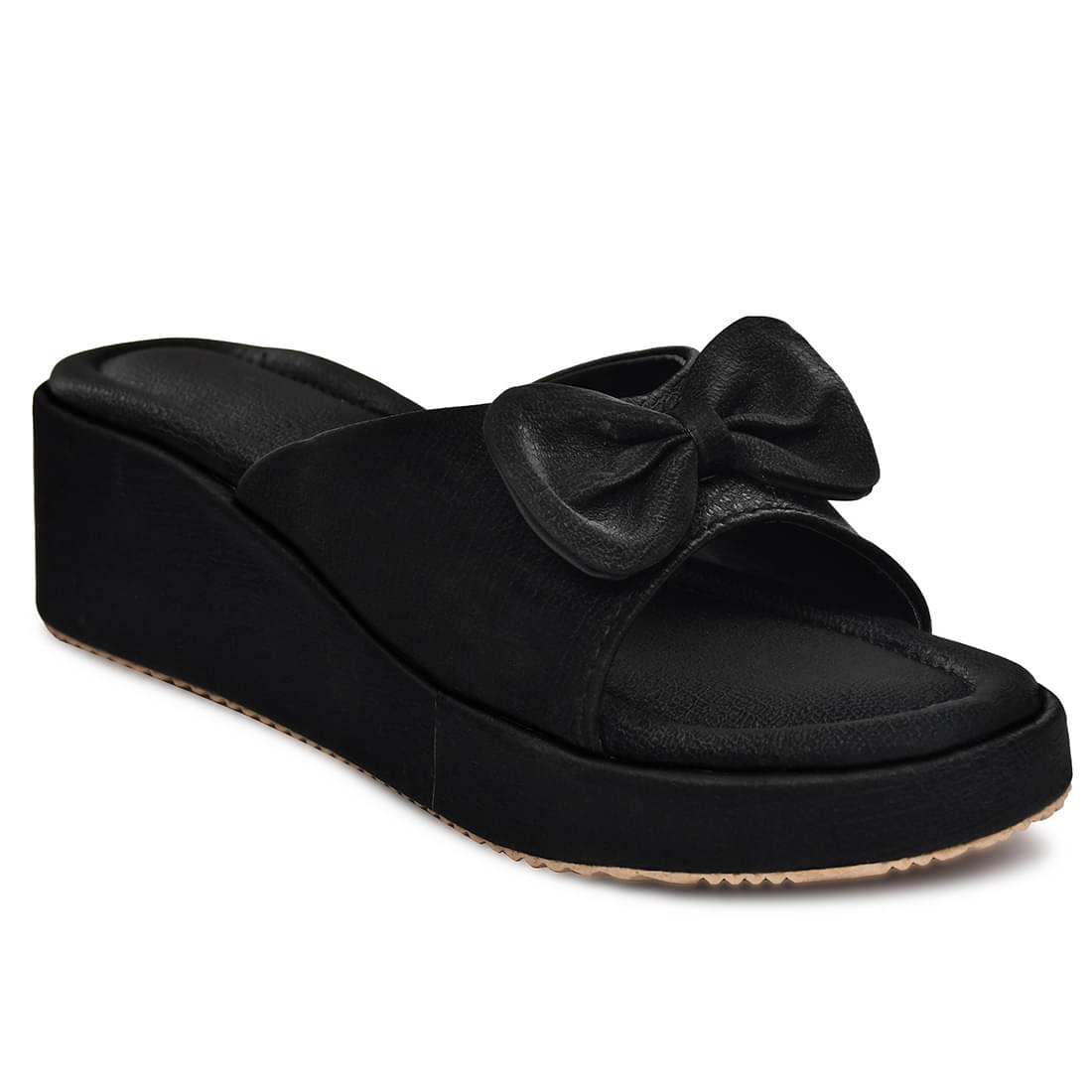     			Rimezs Black Women's Slip On Heels