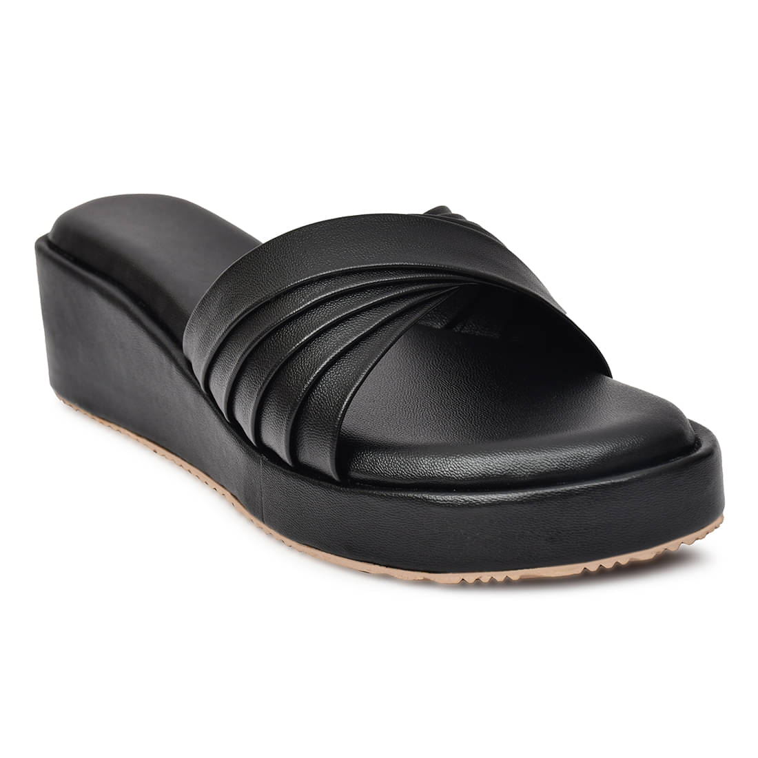     			Rimezs Black Women's Slip On Heels