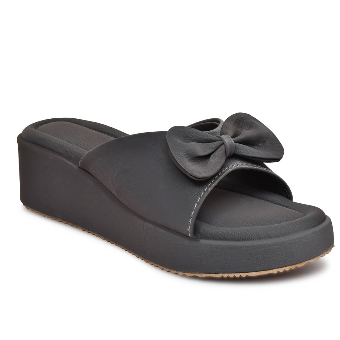     			Rimezs Gray Women's Slip On Heels