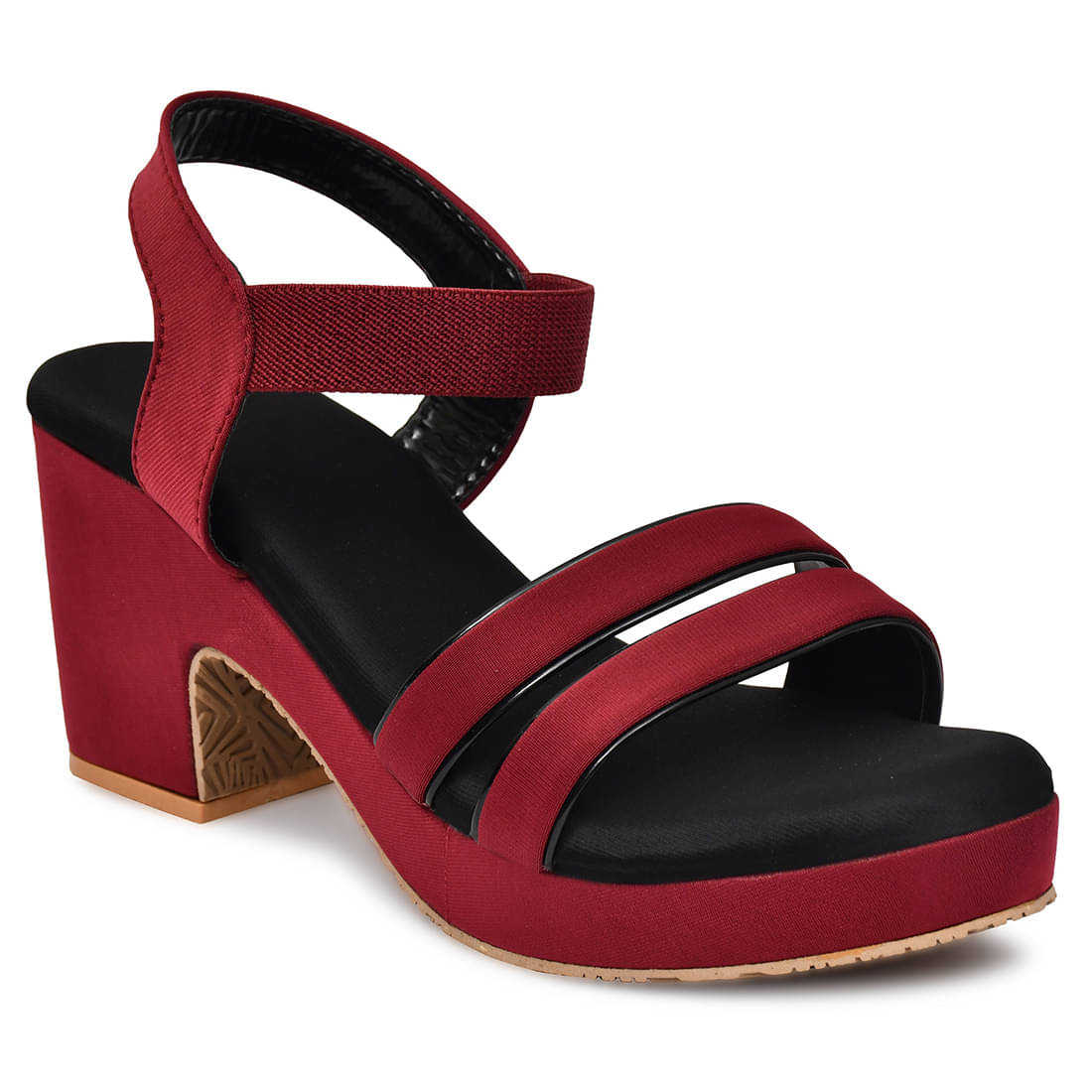     			Rimezs Maroon Women's Sandal Heels