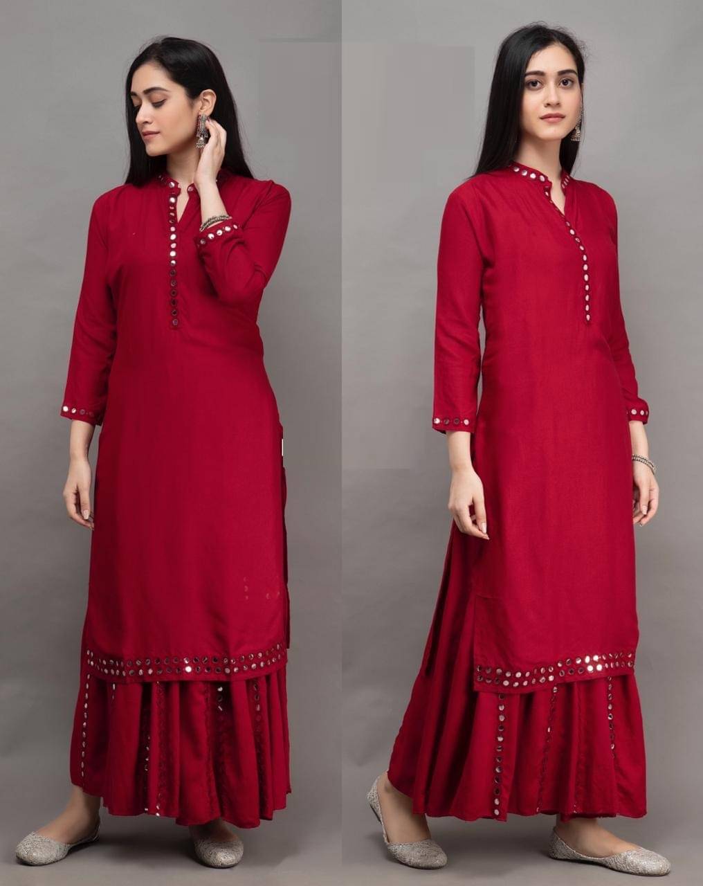     			SADASHIV LIFE STYLE Women Viscose Rayon Solid A-line Kurti ( Pink )