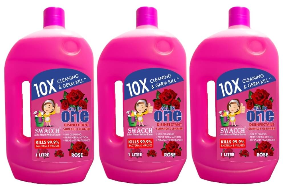     			SWACCH Floor Cleaner Rose 3 L